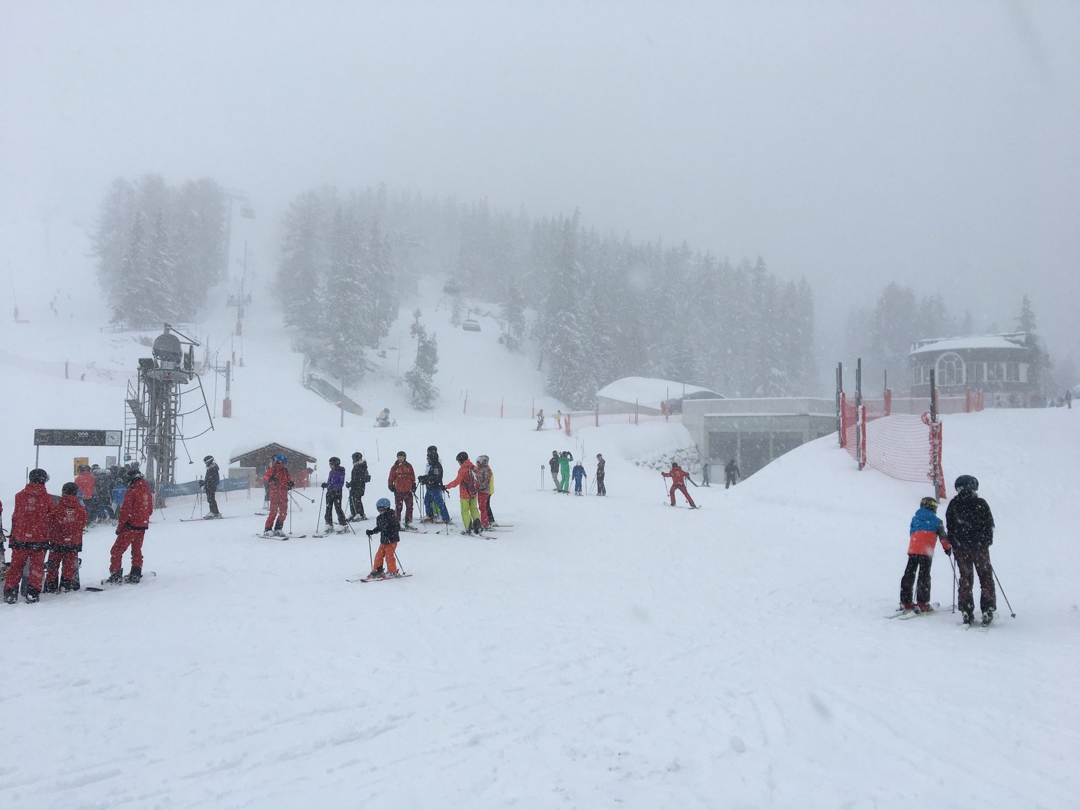 Die meiste Zeit hatte es viel Nebel und noch mehr Leute.