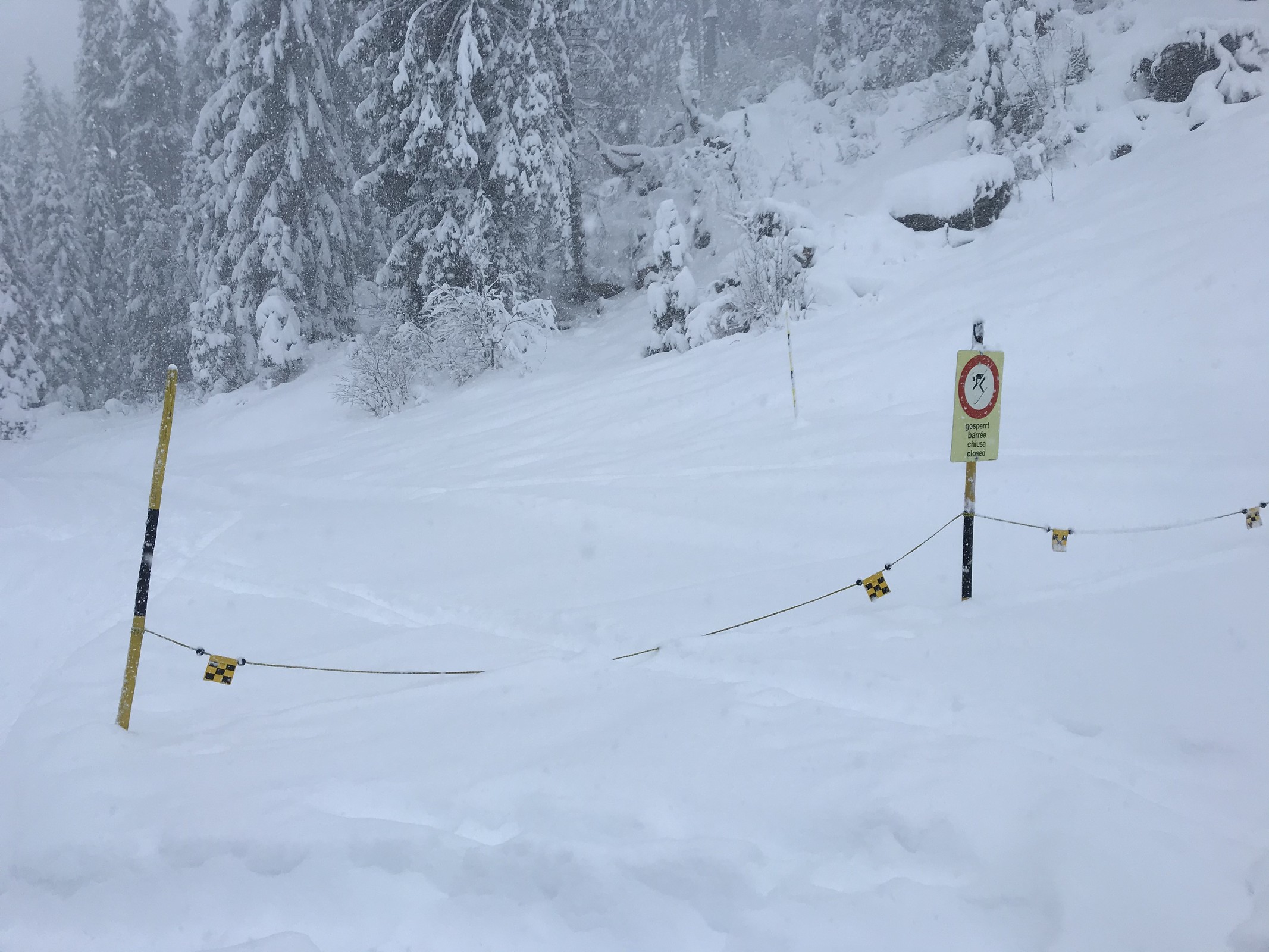 Noch gesperrt, aber präpariert