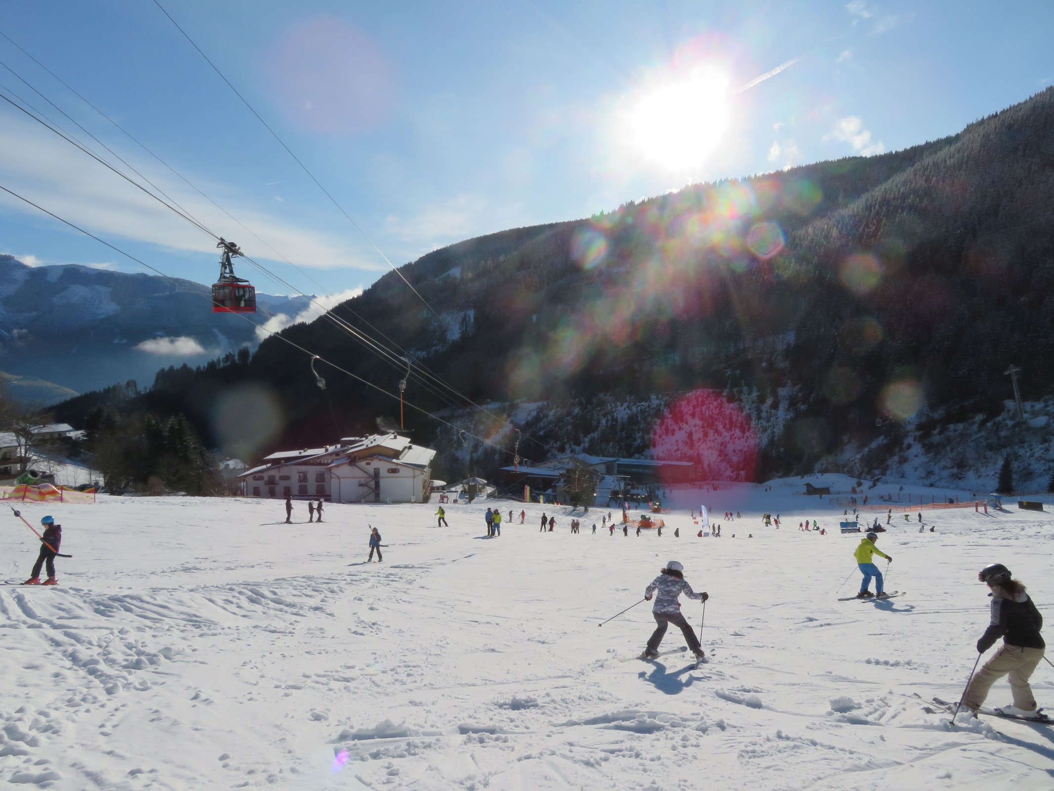 10.30 Uhr: Volle Piste am Falleglift im Schmittental