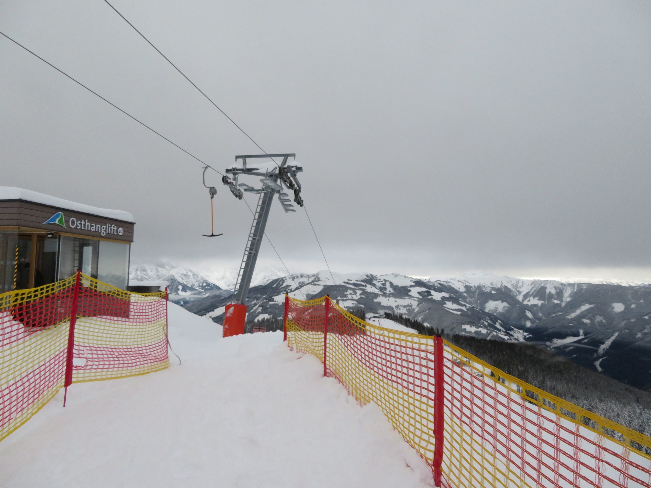 Bergstation und Ausstieg