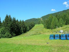 Blick vom Wiesenalm auf die 1 am 20 juli 2005