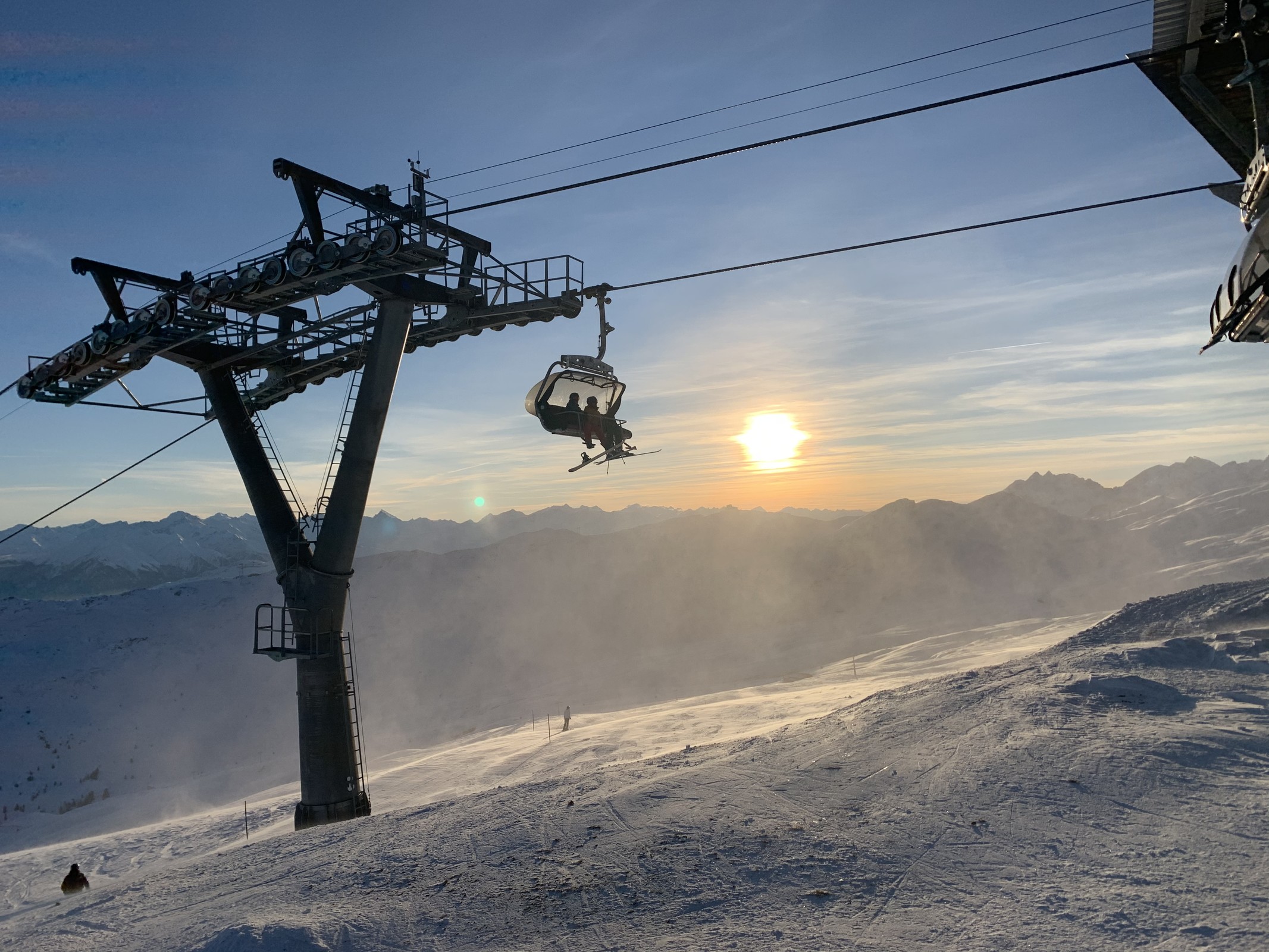 Ausstieg Mutta war Gegenwind angesagt.