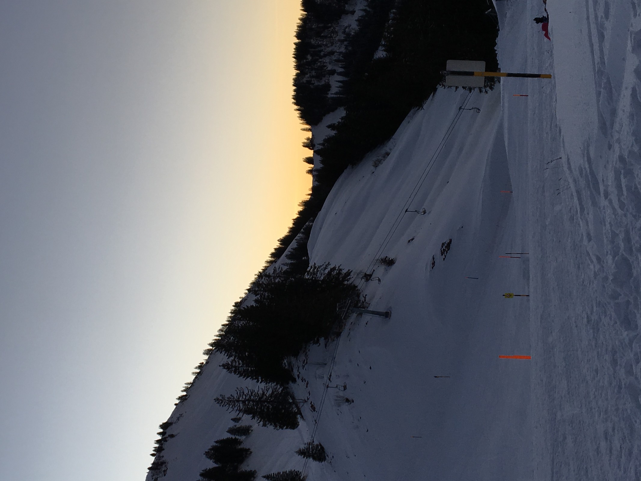 Es war eine wunderschöne Abendstimmung.