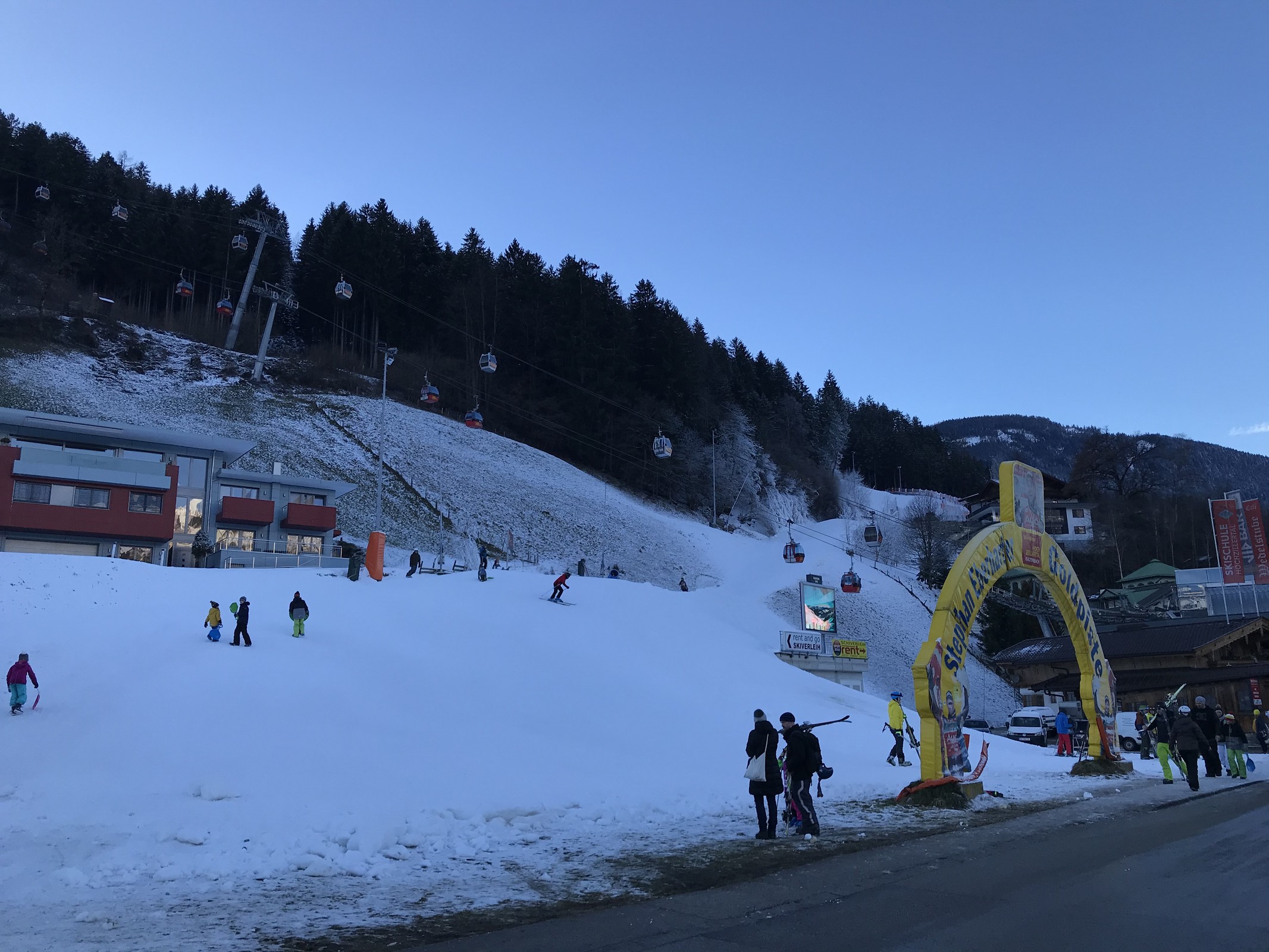 Ende Talabfahrt Kaltenbach