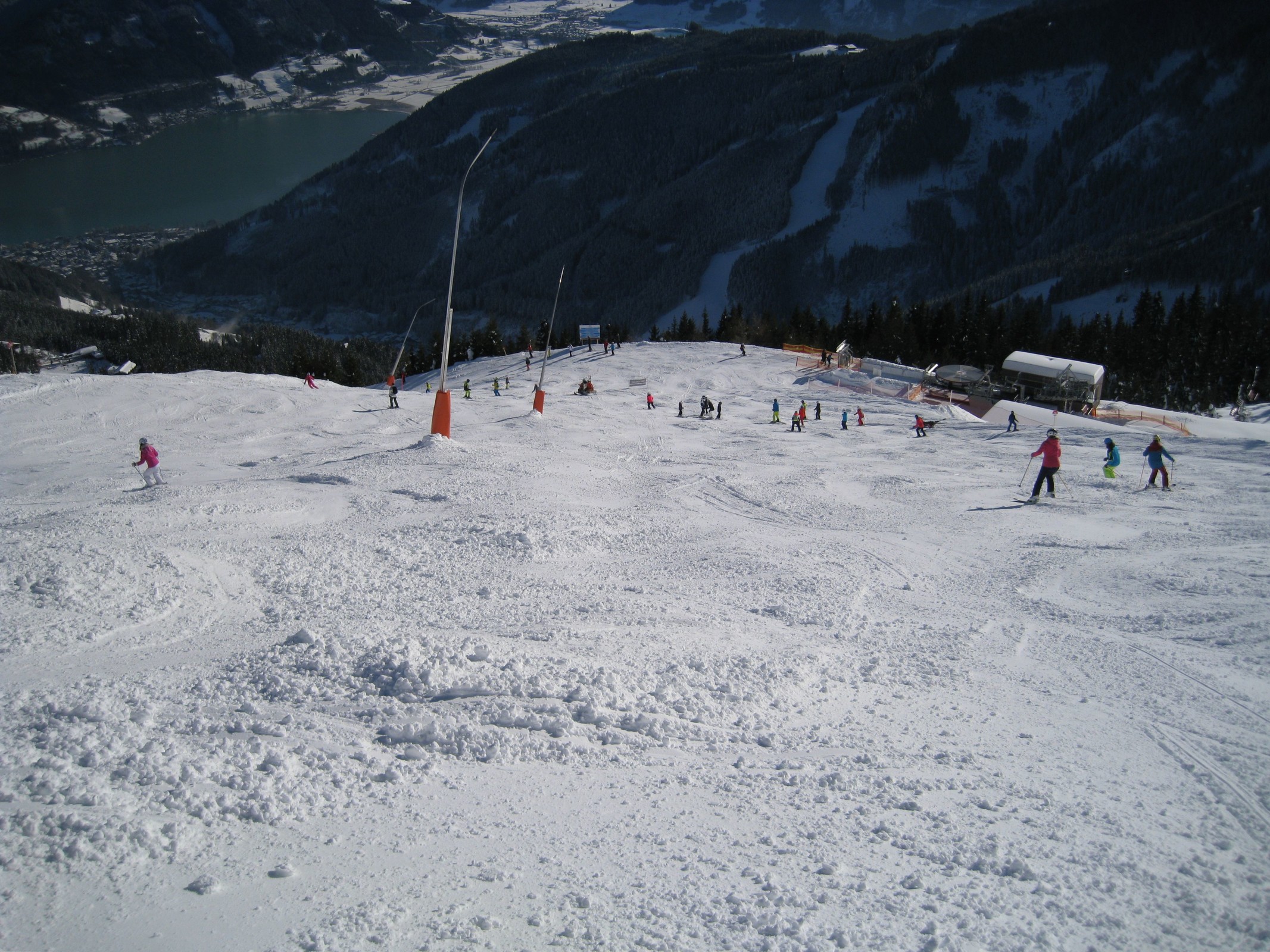 12.59 Uhr: Bereits verbuckelte rote Sonnengratpiste (Nr. 12)
