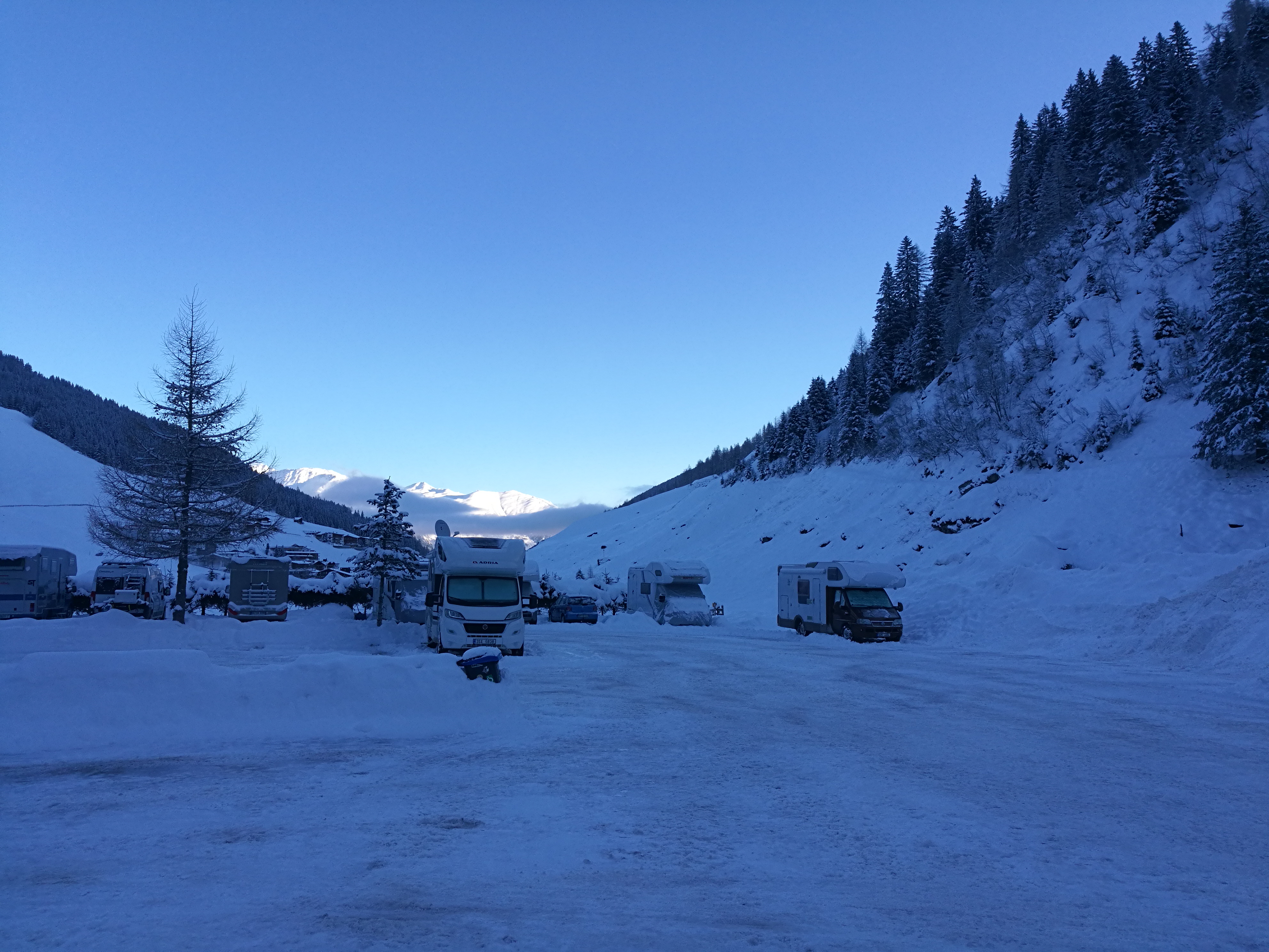 schön warm, morgens ca 09:00 Uhr.