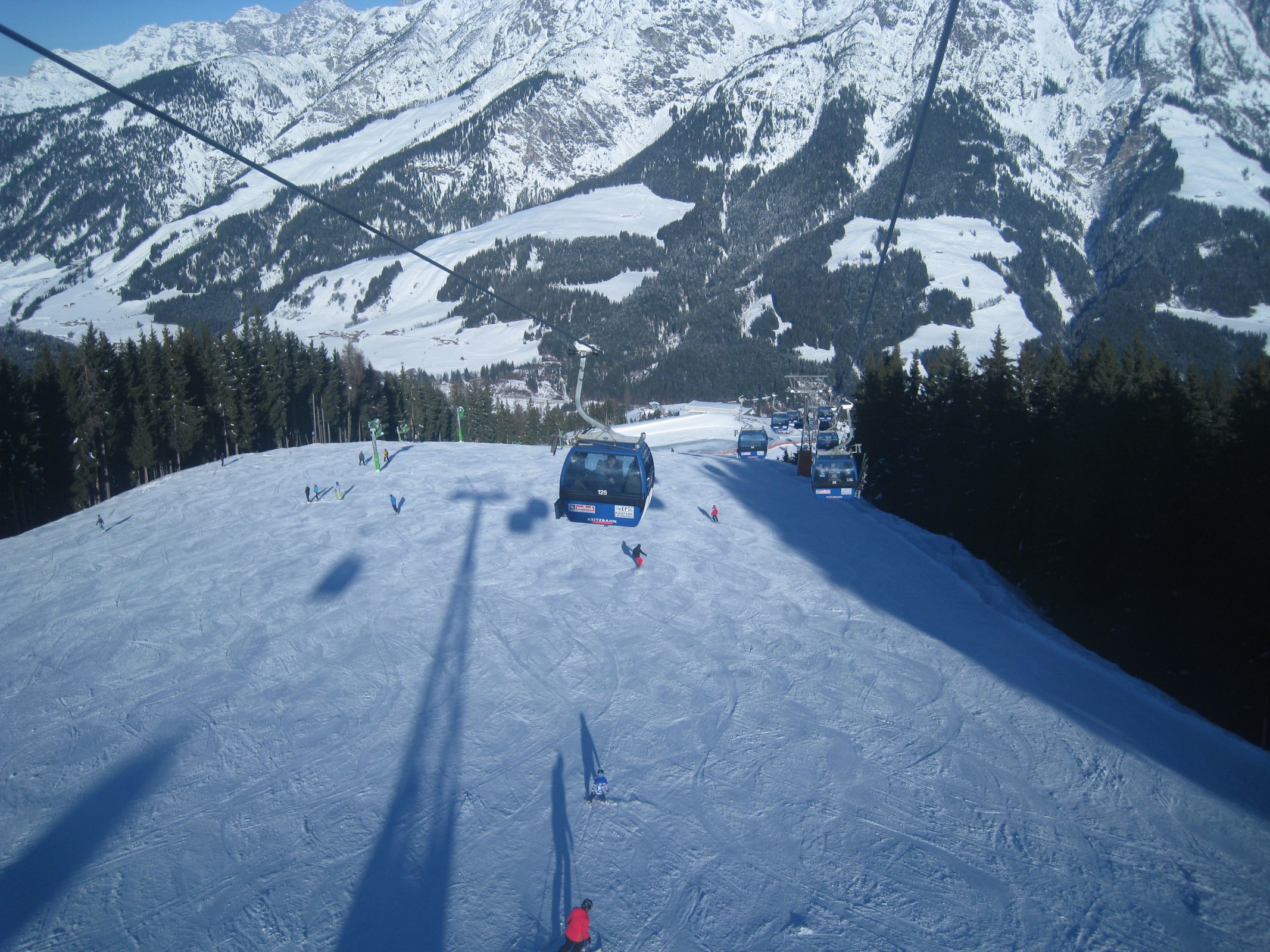 11.09 Uhr: In der L2 Asitzbahn II mit der blauen 206