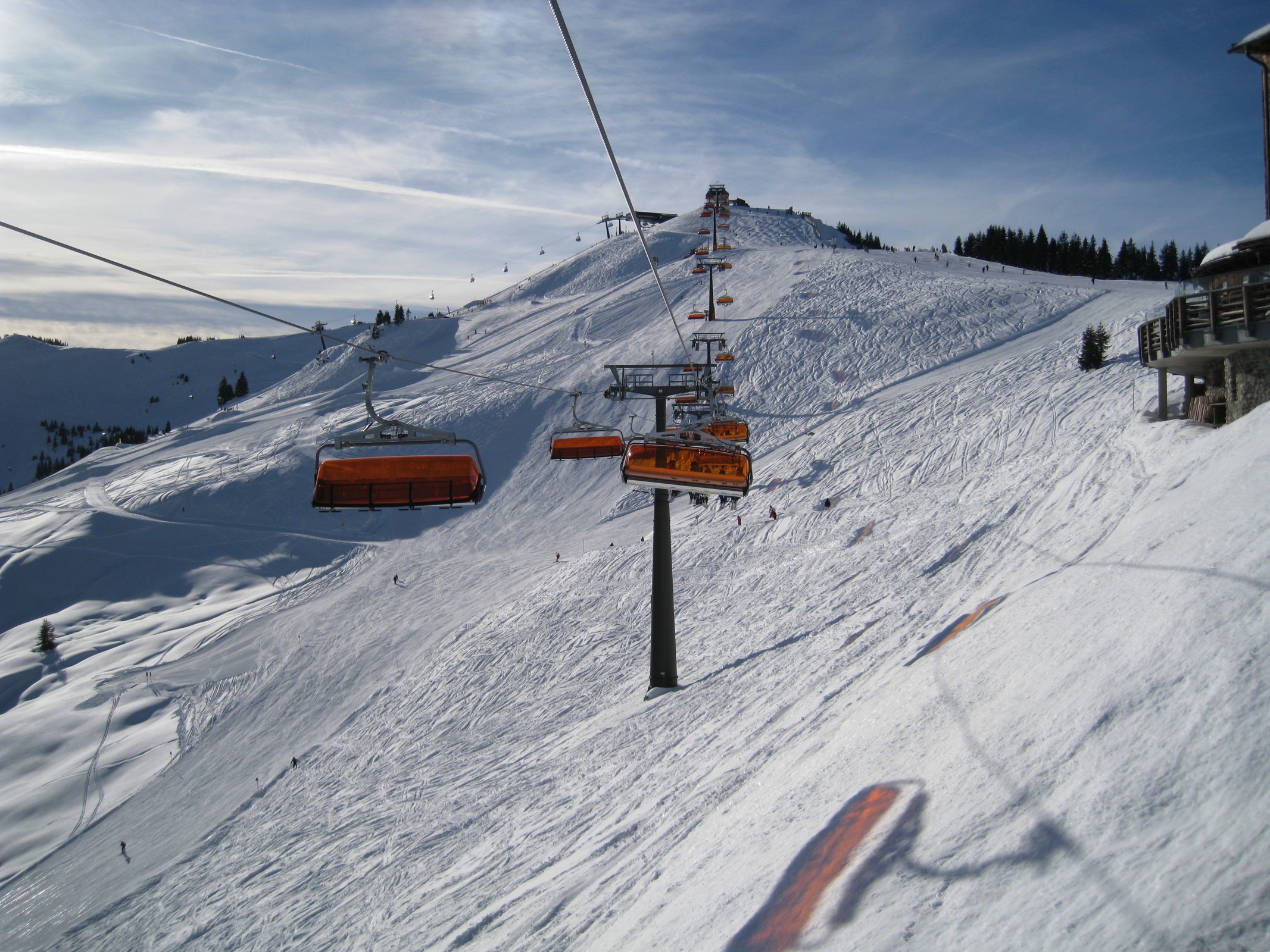 13.21 Uhr: Im L5 Asitzgipfelbahn 8er