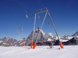 Plateau Rosa 1 und Testa 2 mit Matterhorn