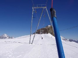 Plateau Breithorn auf dem Abschnitt zur Bergstation PB