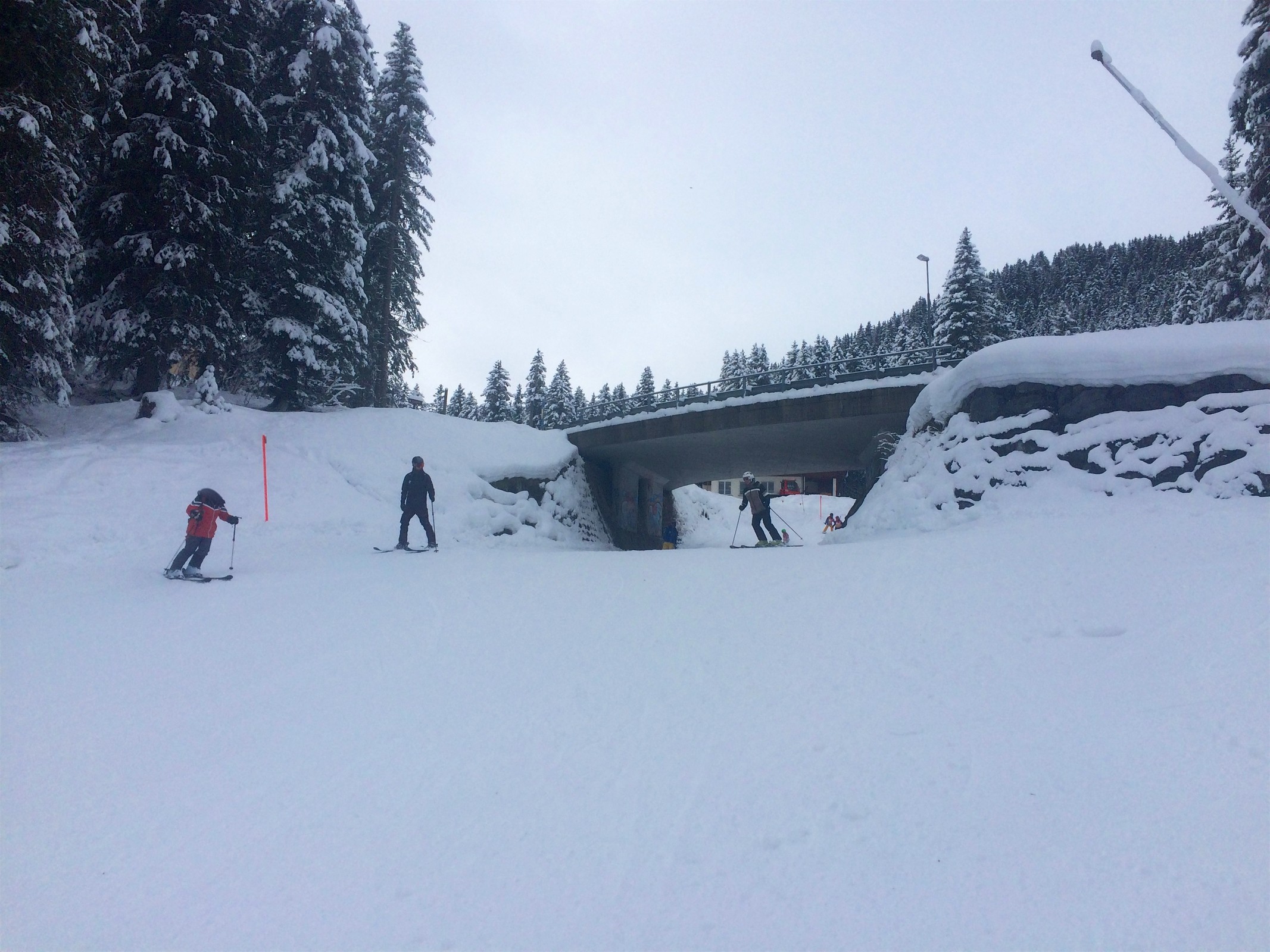 Zufahrt zur Vettertraverse durch das Millionenloch