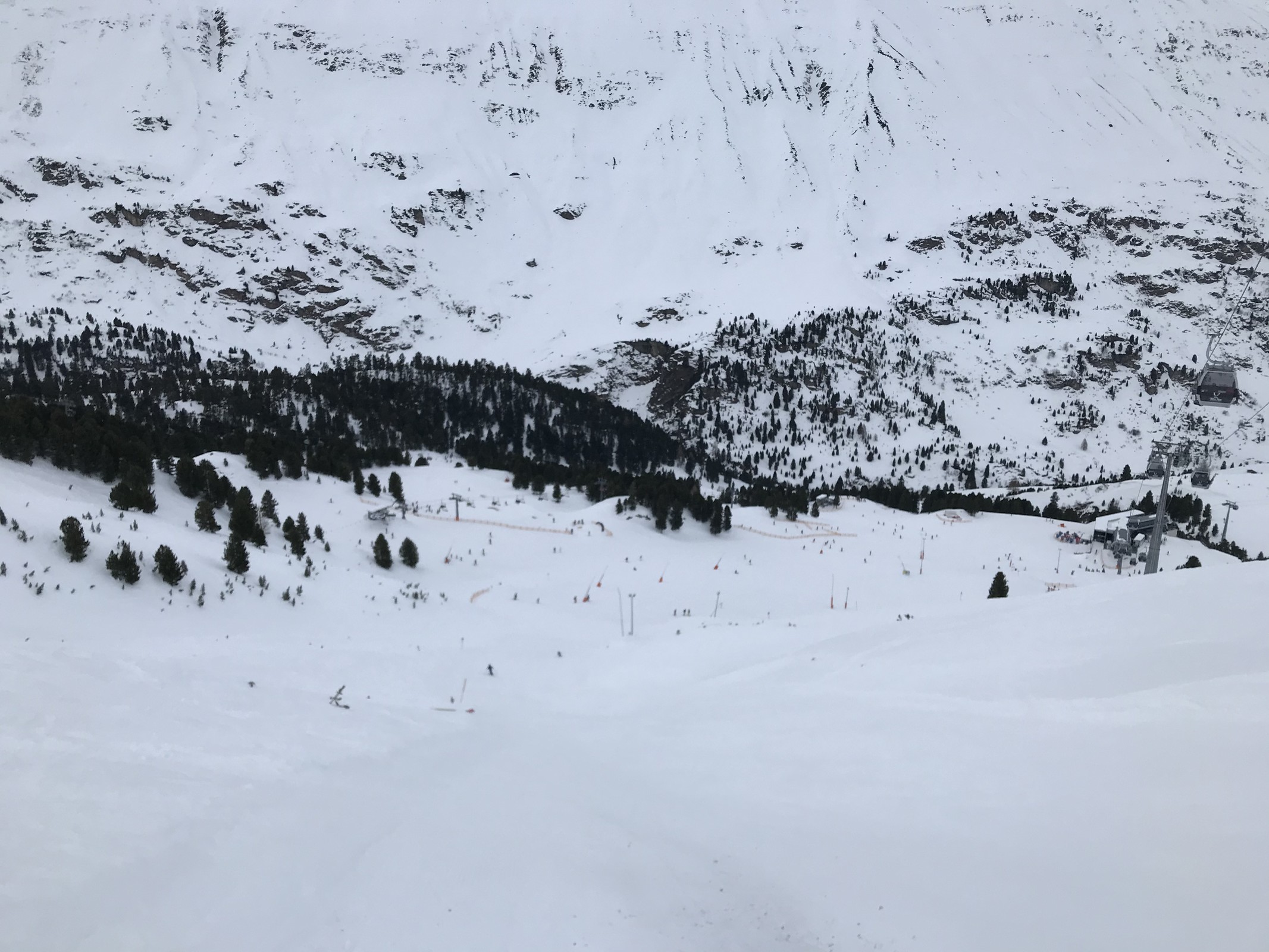 Präparierte Variante Skiroute 1a