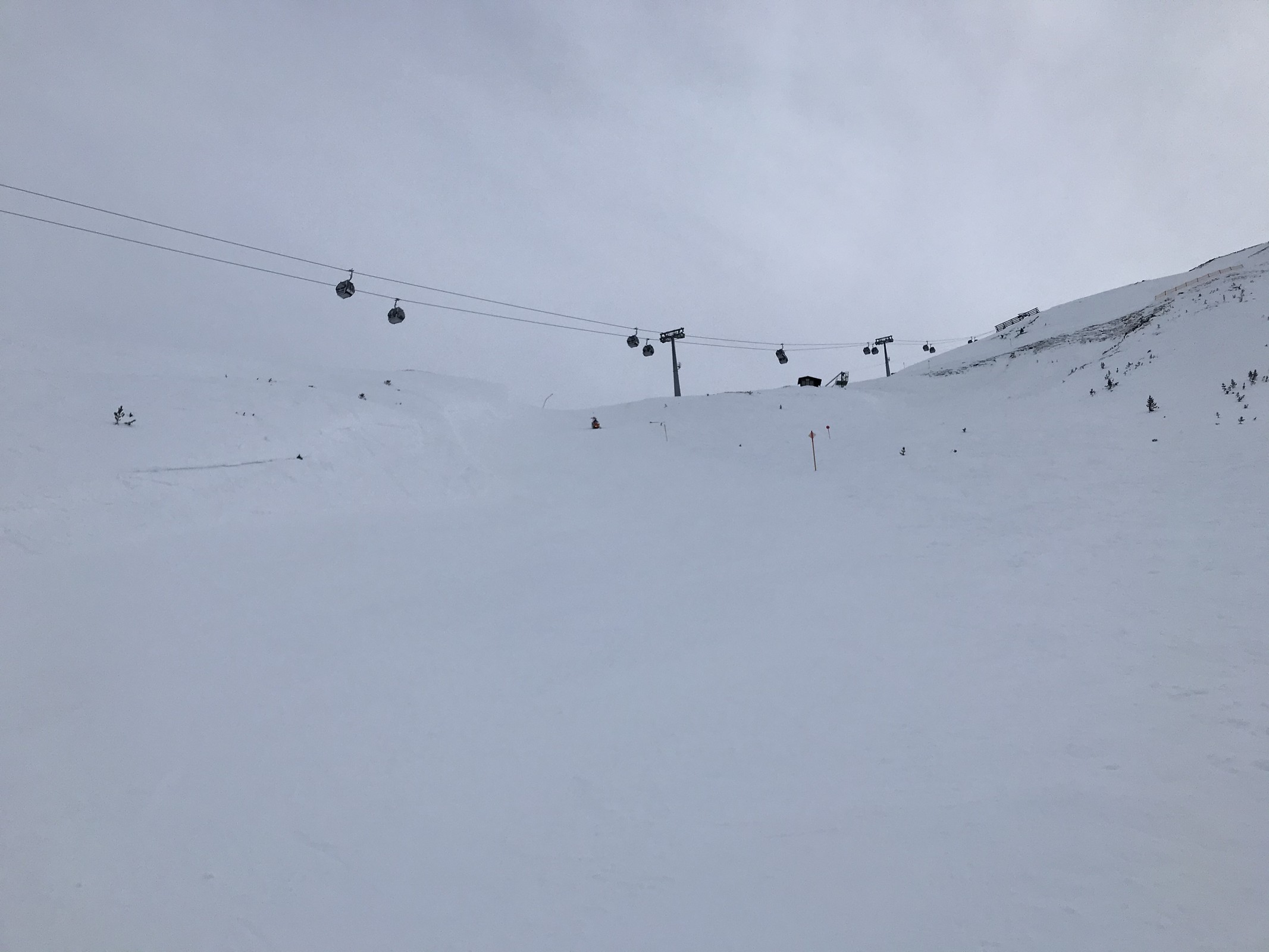 Präparierte Variante Skiroute 1a