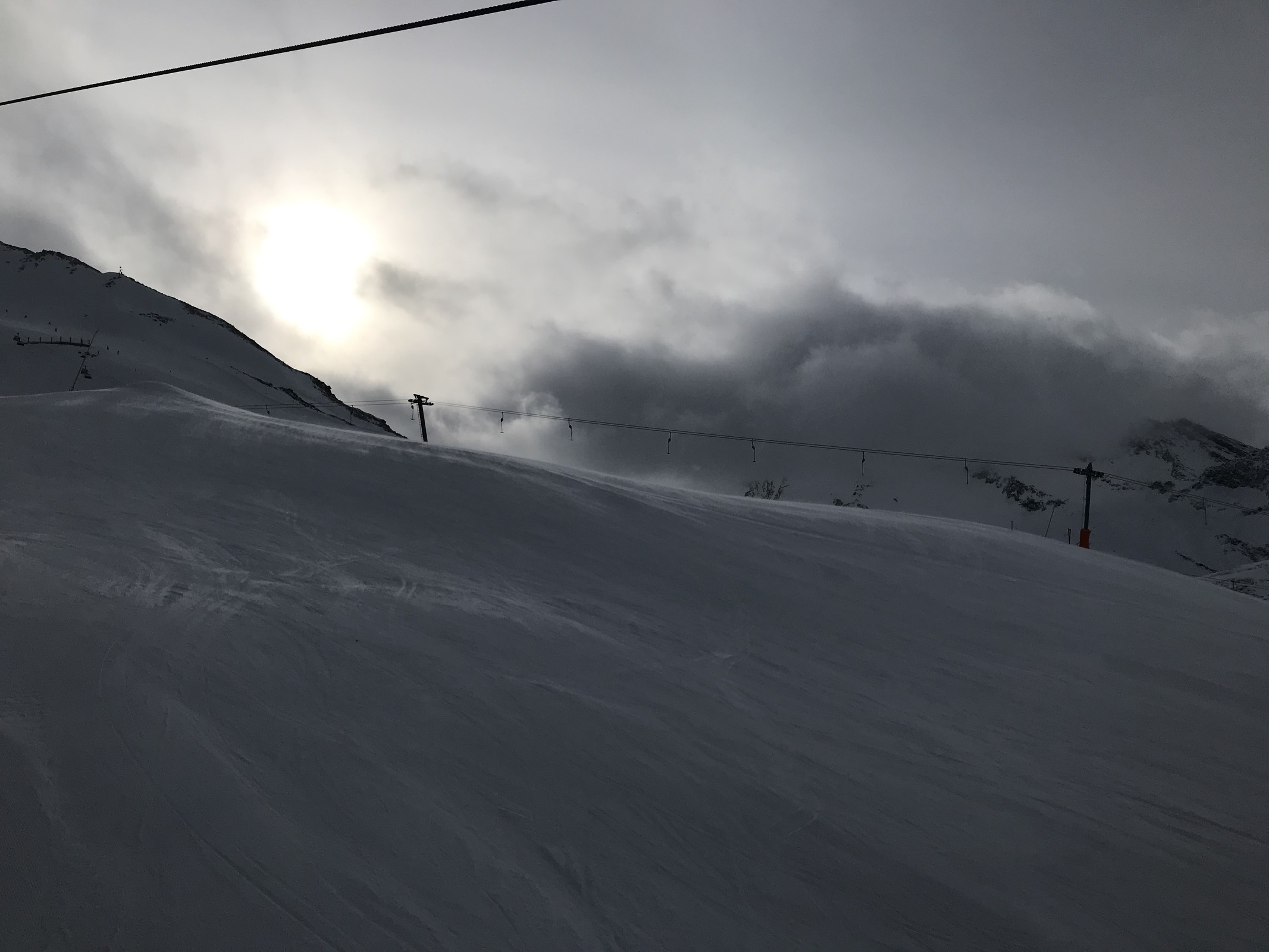 Es war leicht windig