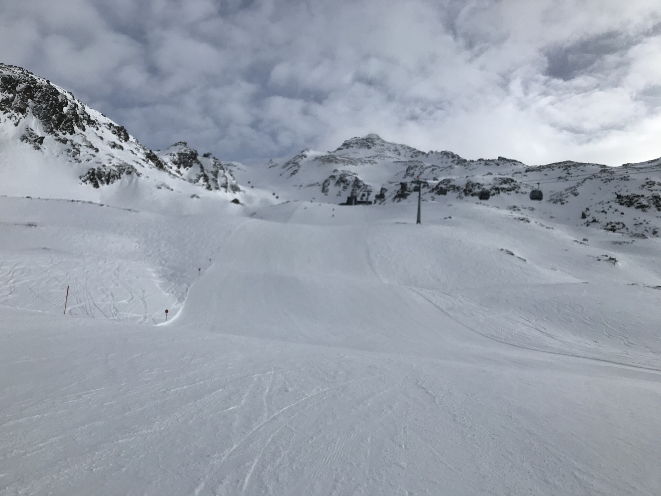 Mit Abstand die beste Piste heute am Kirchenkar