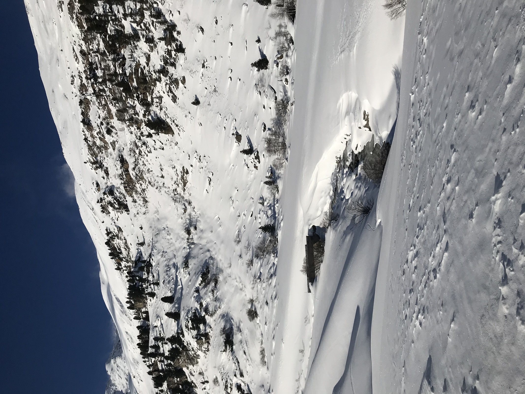 Winterlandschaft bei Sonne