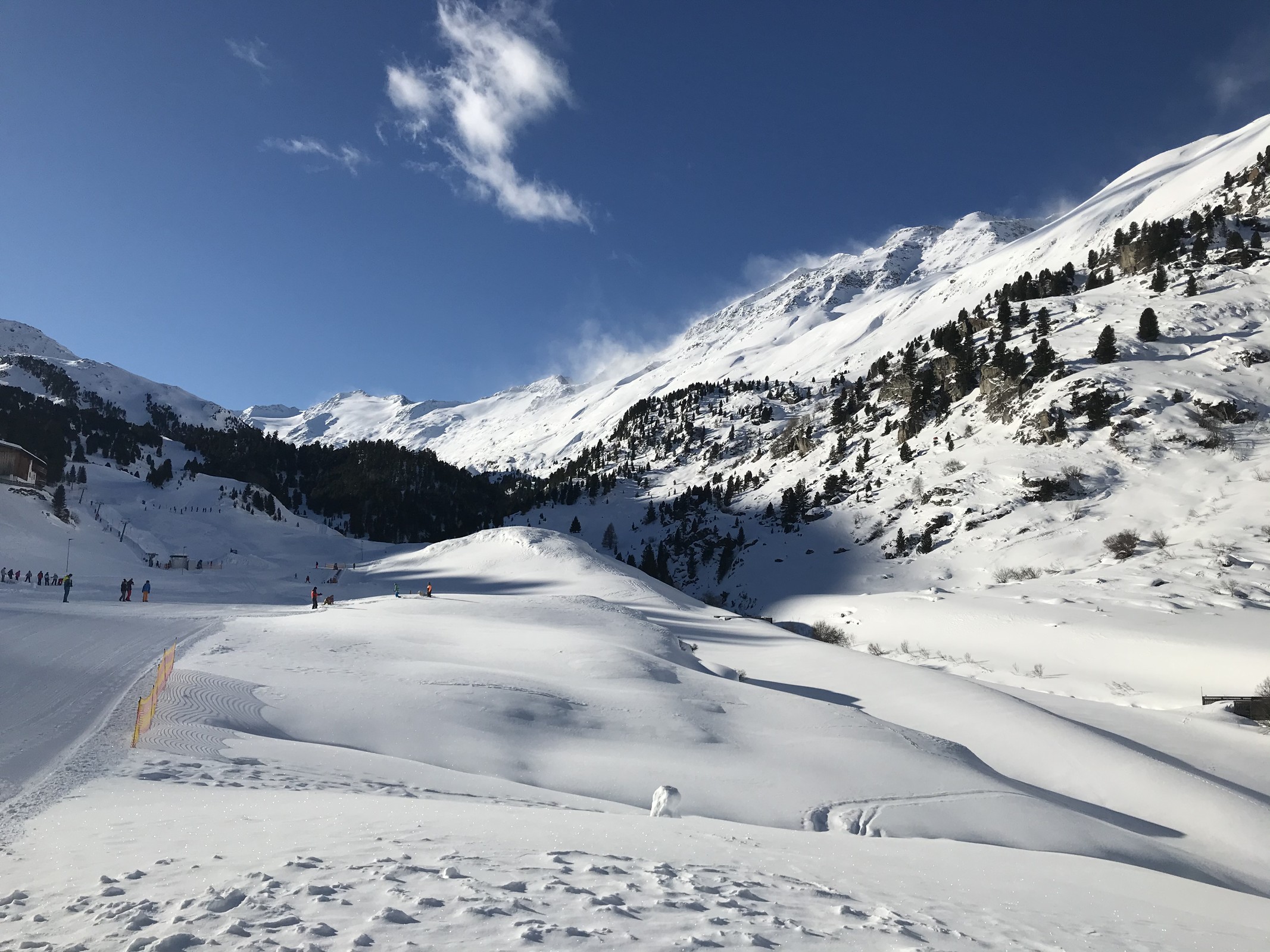 Winterlandschaft bei Sonne