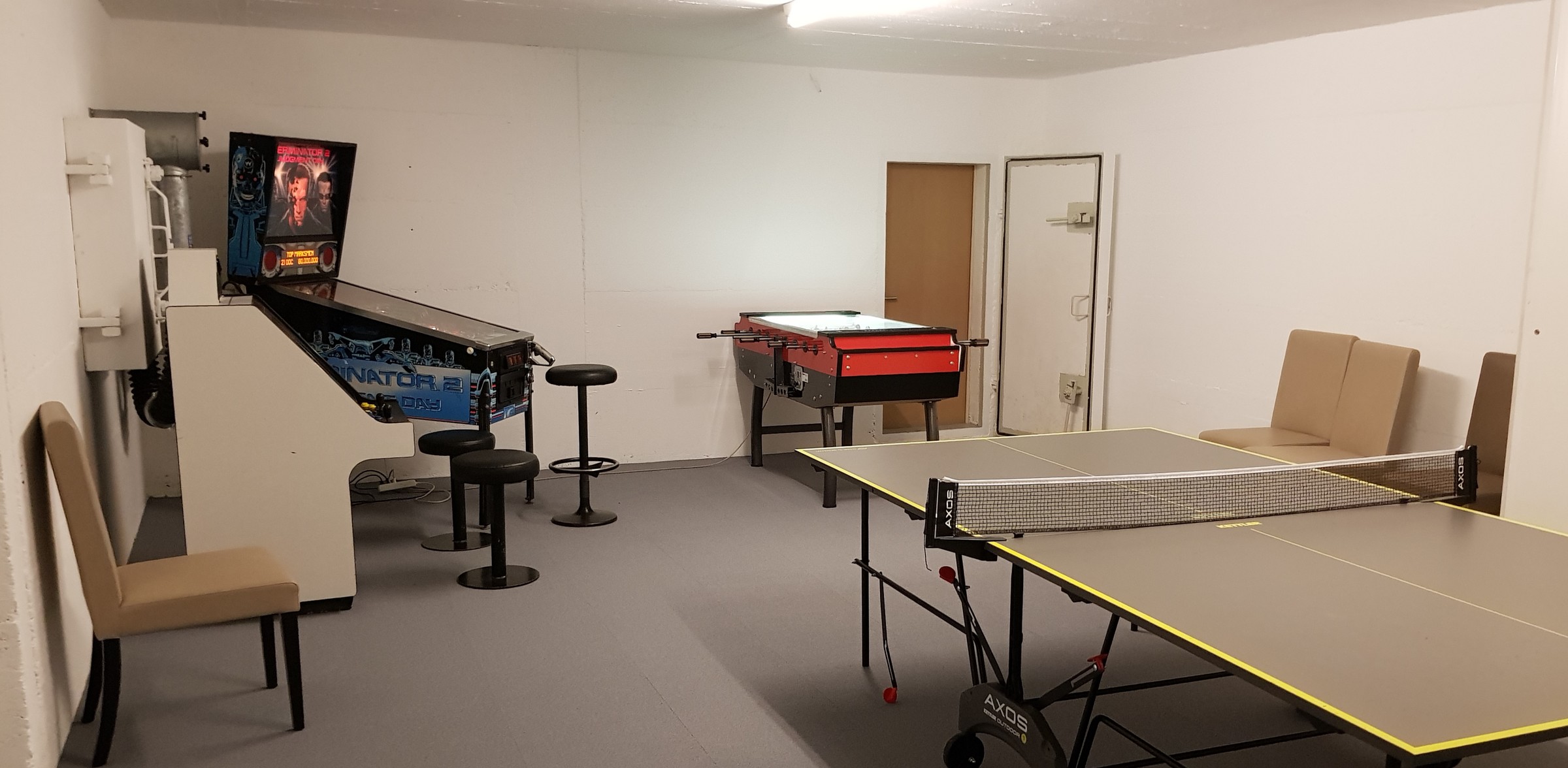 Die Spielhölle im Zivilschutzraum