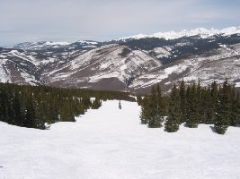 Hinten die Gore Range. Mal etwas alpineres Relief zur Abwechslung