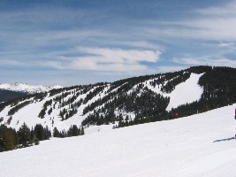 Hier sieht man wie viele Abfahrten die 4KSB Mountain Top bedient. Ganz rechts die breite &amp;quot;Ram`s horn&amp;quot;