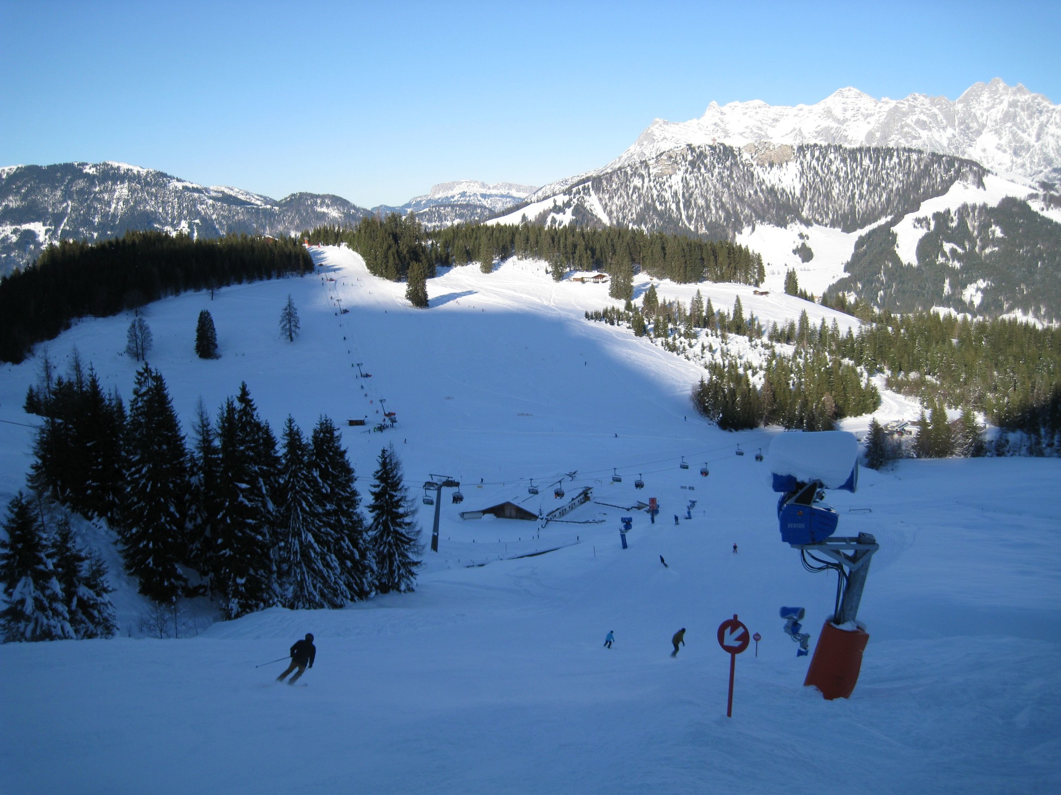 14.08 Uhr: Weiterhin auf der roten 109 am F4 Lärchfilzen 4er