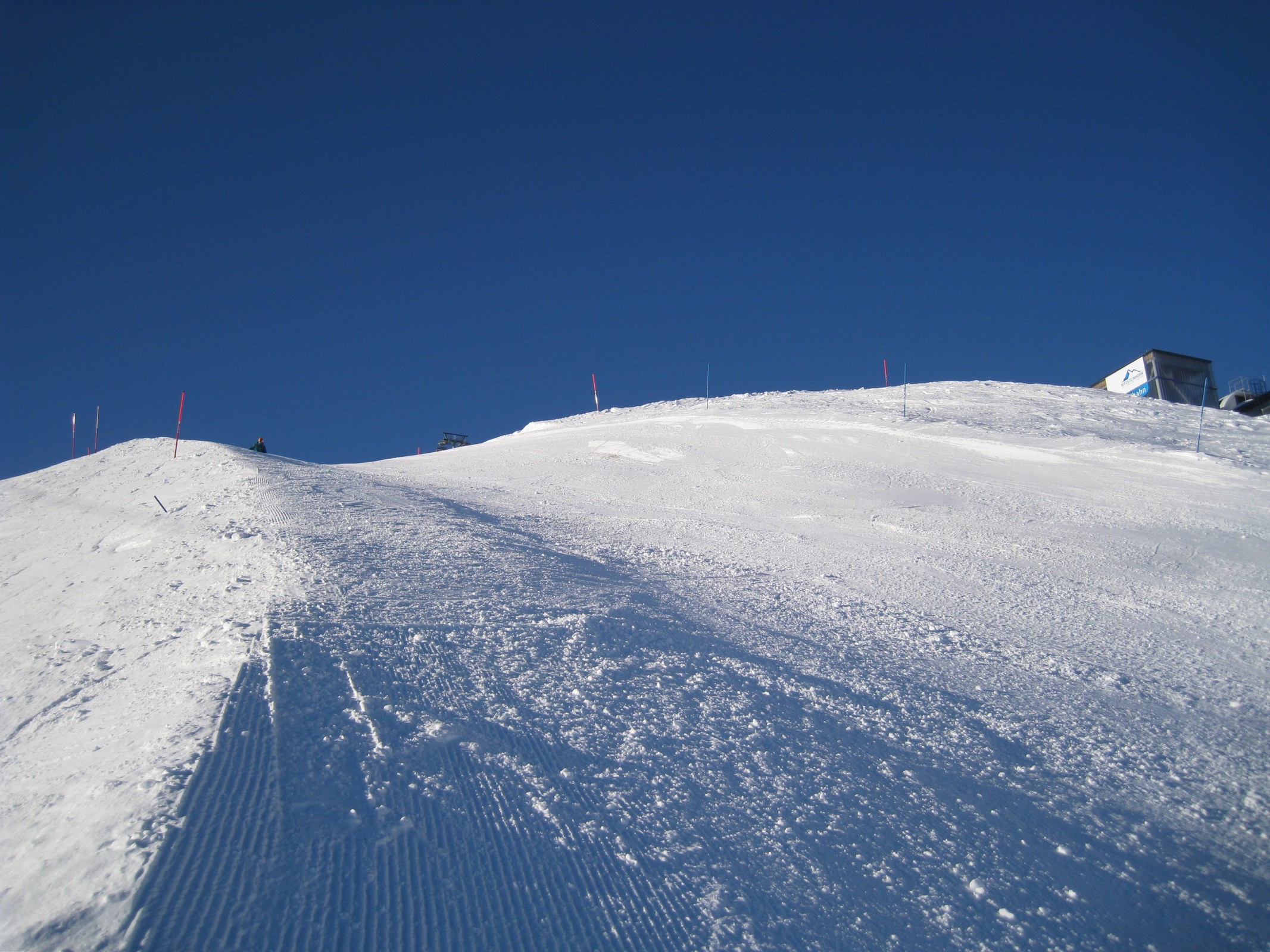 09.28 Uhr: Gleiche Stelle - nur bergwärts fotografiert.