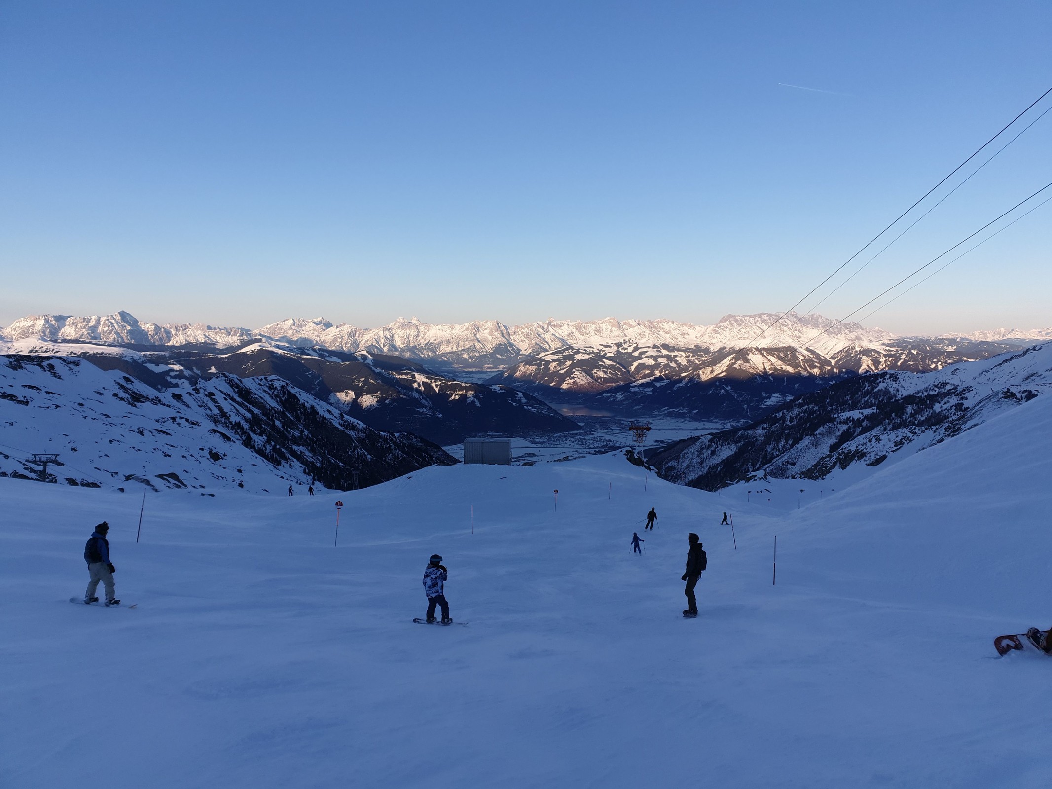 15.48 Uhr: Auf der Langwiedabfahrt (Nr. 11) - Blick talwärts