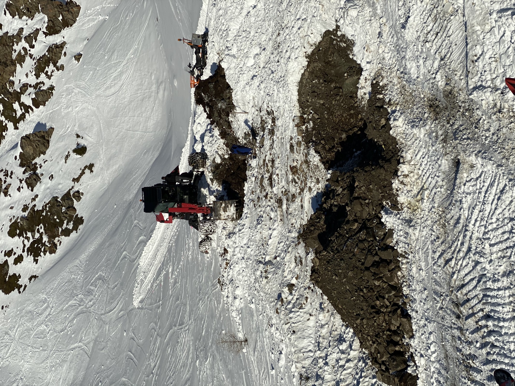 Die ersten Löcher sind gegraben