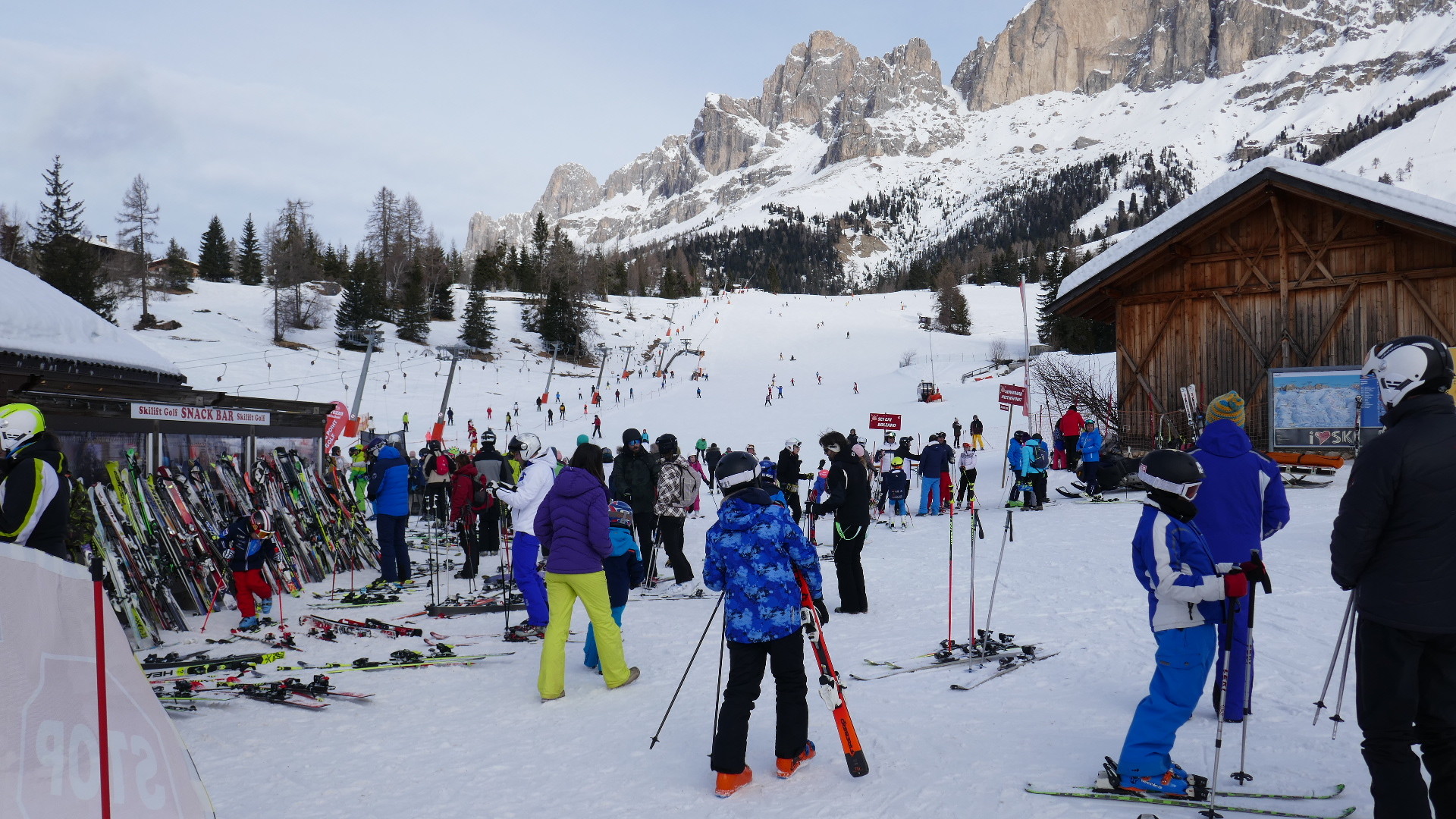 04.01.2020: Golf Lifte - Voller wird es hier das ganze Jahr nicht mehr