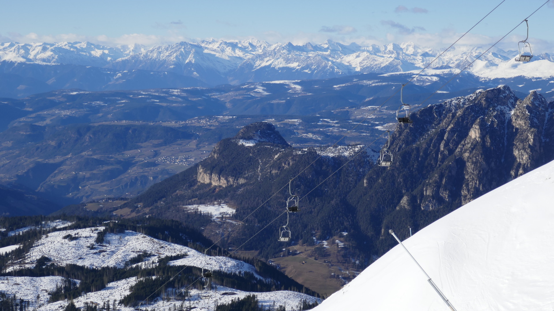 7.01.2020: König Laurin mit tollen Tiefblick