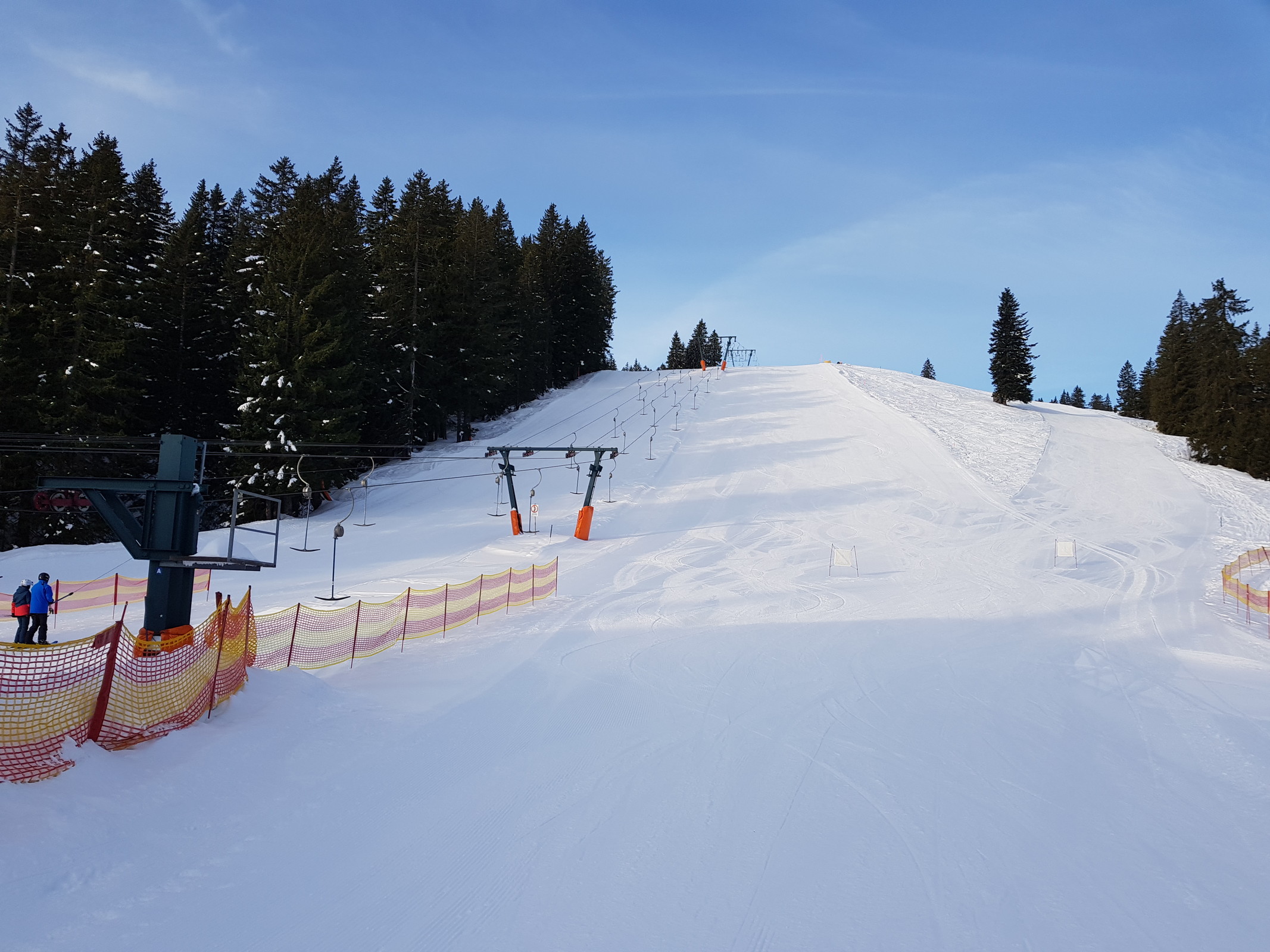 Rüber ging es zu den Hörnle Liften, schöne Doppelanlage.