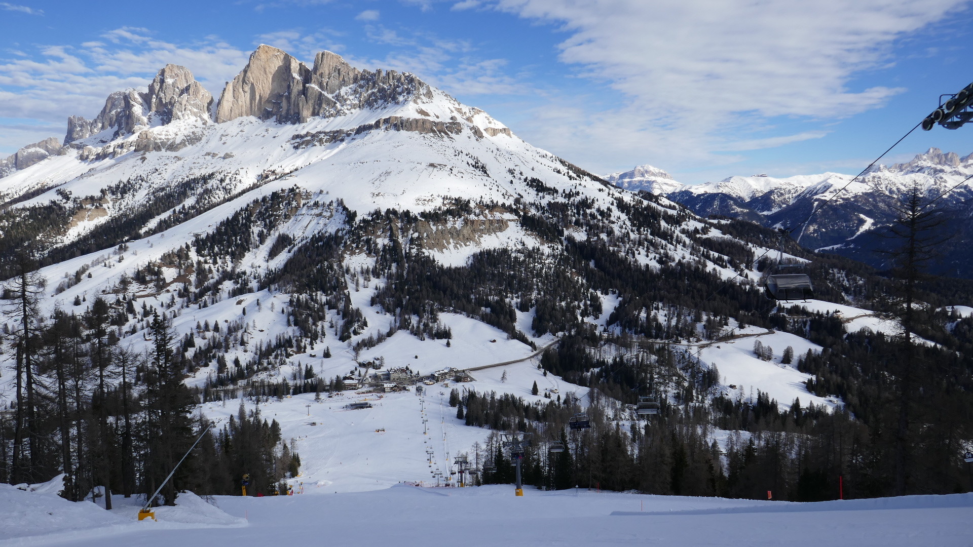 Pra di Tori von oben mit Rosengarten