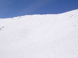 Nochmal die schwarze Piste an der 4SB Corne de Sorebois.