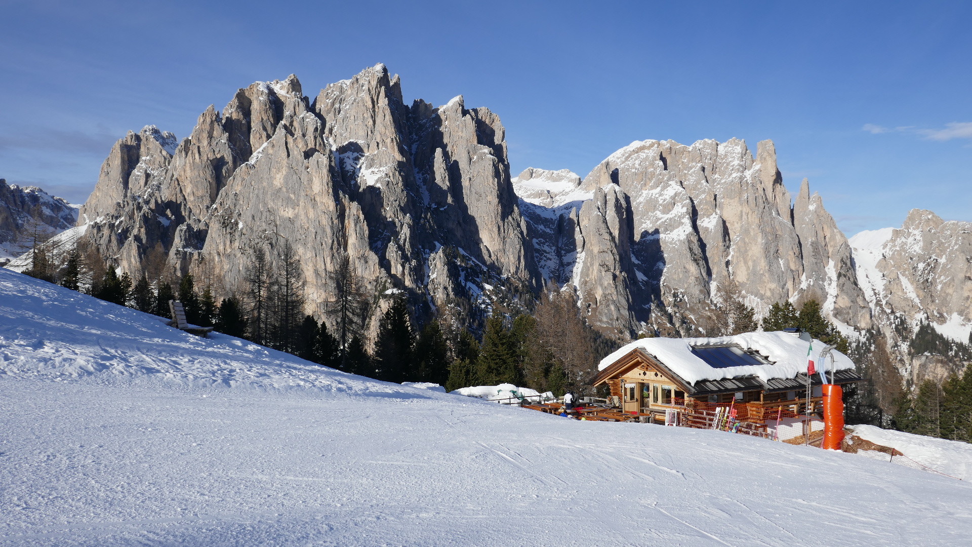 Hütte mit tollen Panorama und tollem Essen