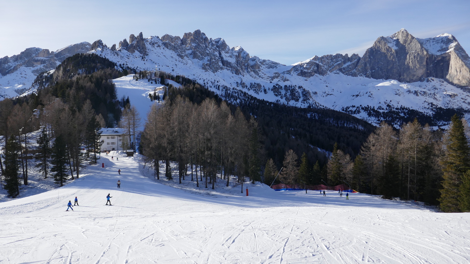 Rosengarten von "hinten" und 4KSB Pra Martin zum höchsten Punkt