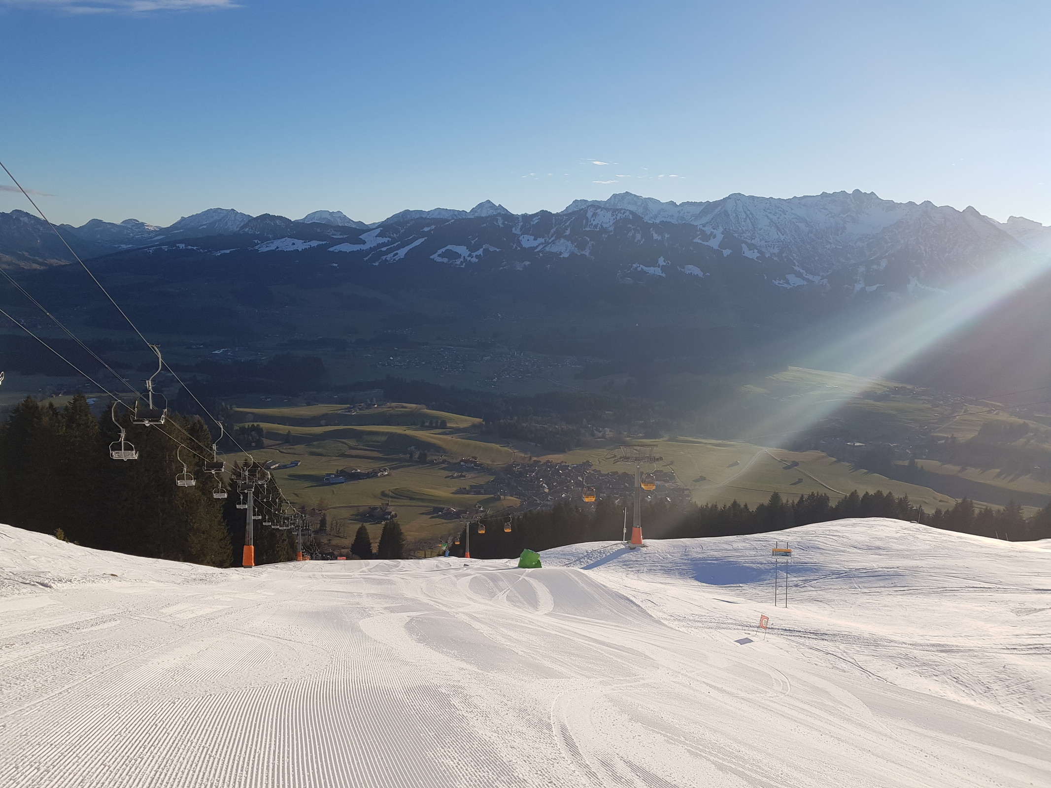 Das frühe Aufstehen lohnt sich immer wieder, pünktlich um 9 macht es einfach am meisten Spaß.