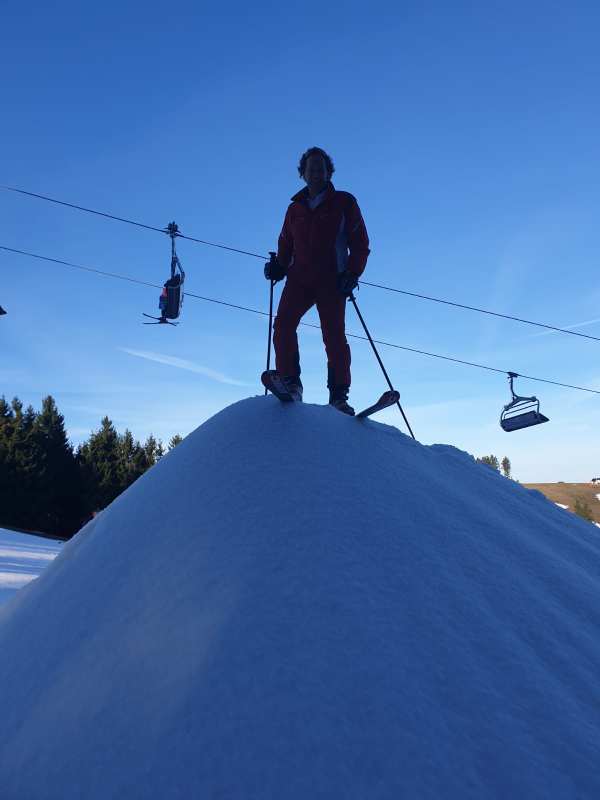 Auf dem Gipfel des Poppenberggletschers :-)