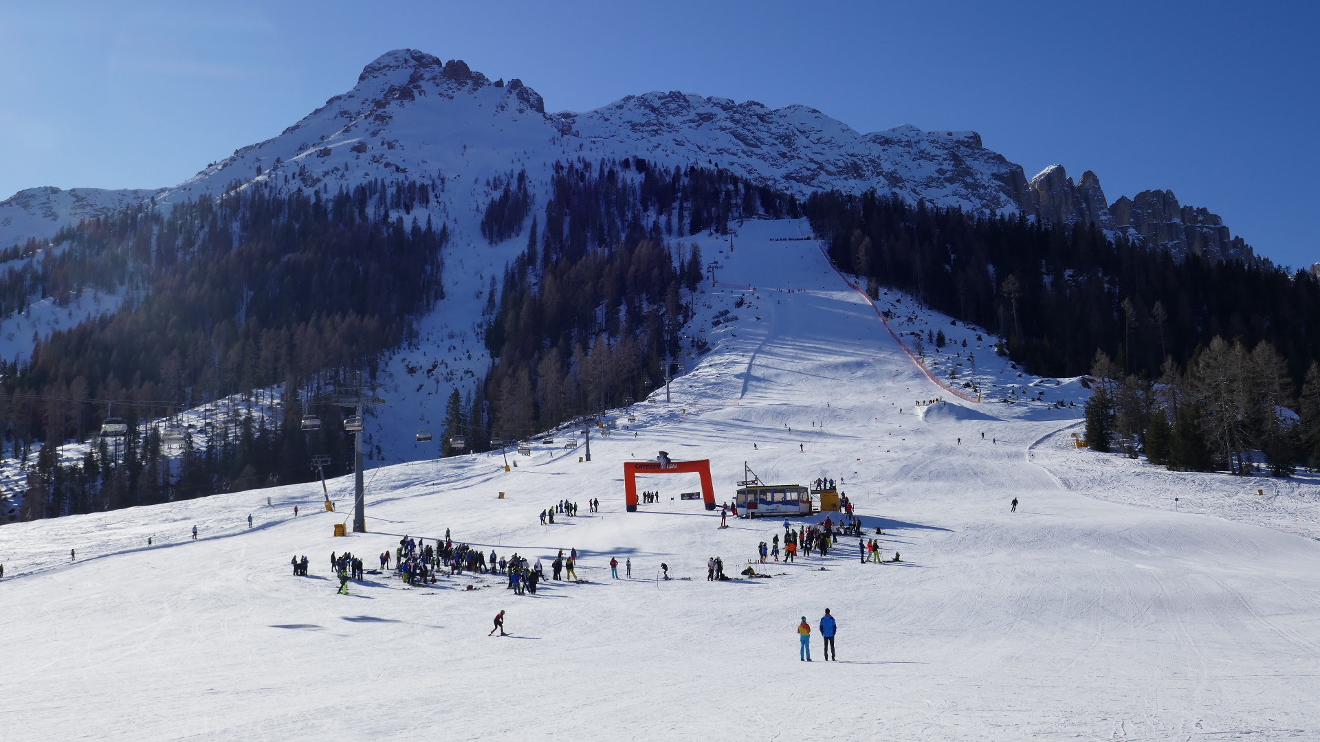 Skirennen am Pra di Tori