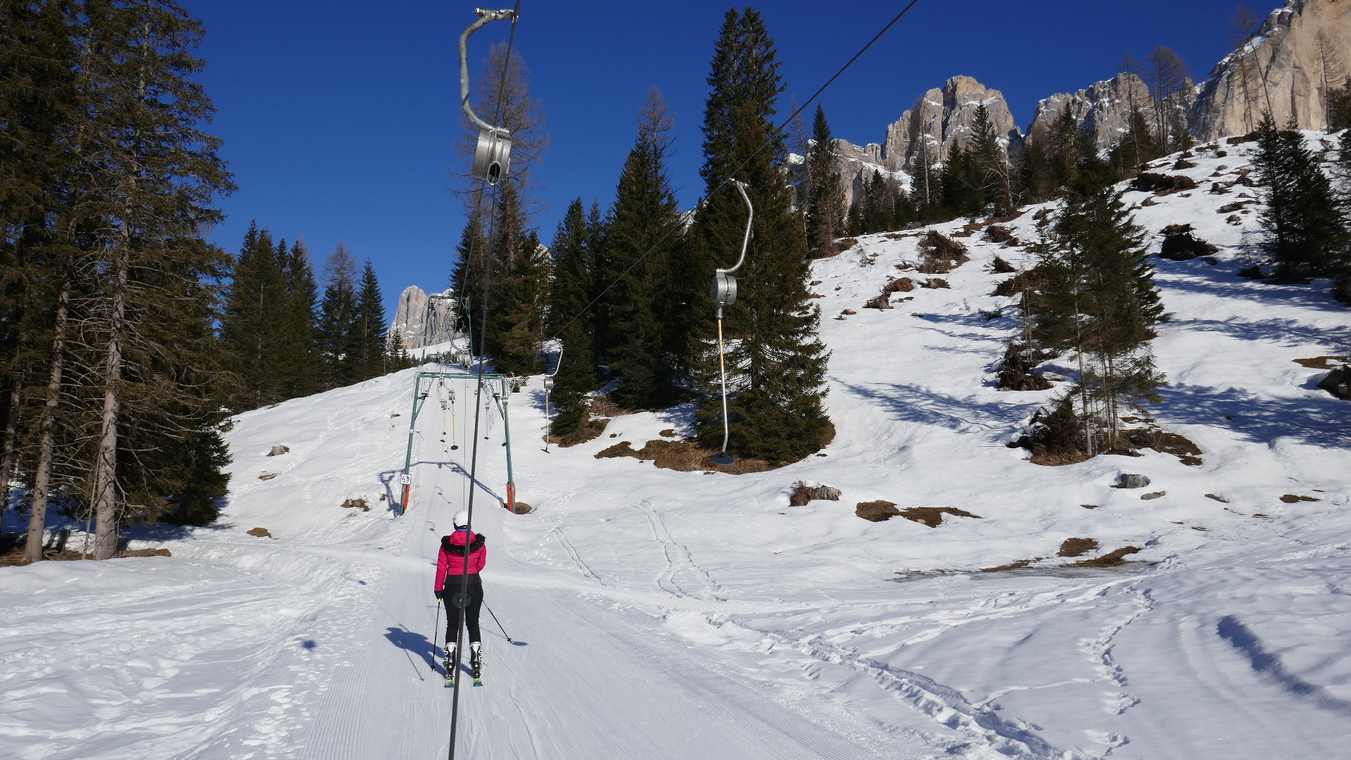 Schäden neben dem Moseralm Baby SL