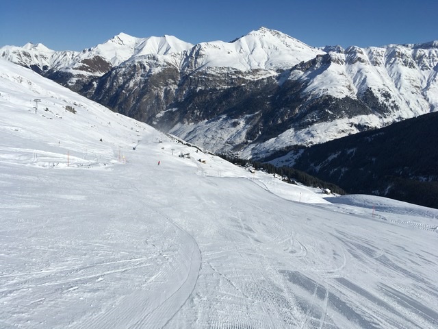 Hauptabfahrt am Nachmittag