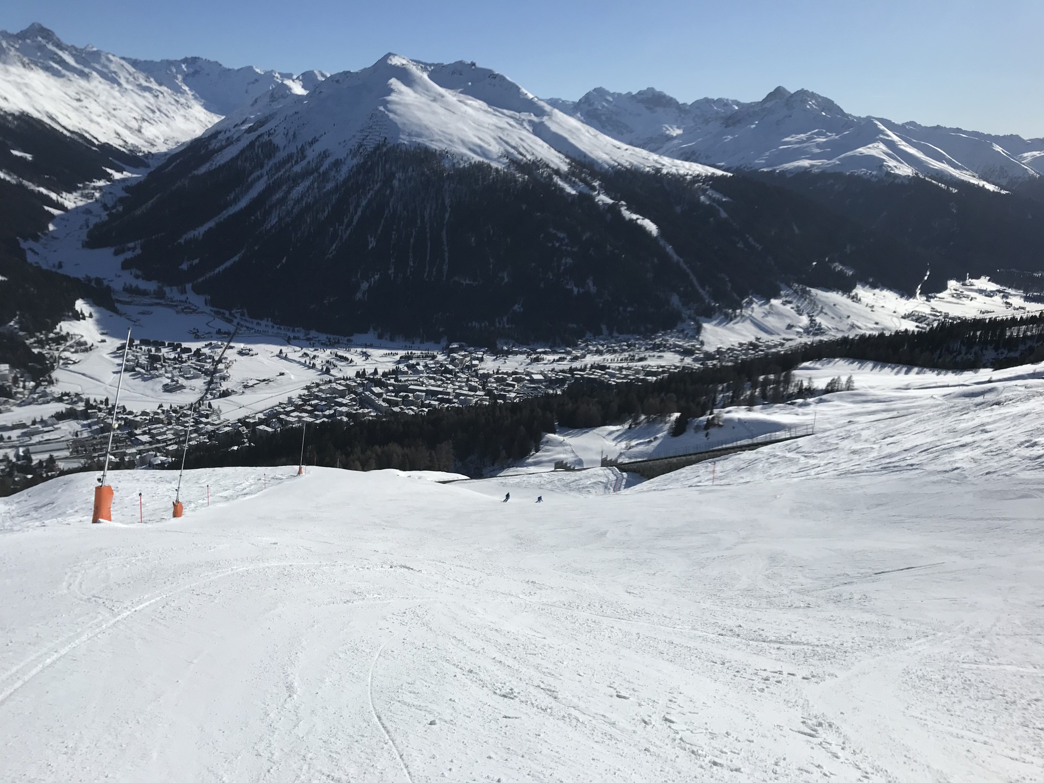Geniale Talabfahrt nach Davos