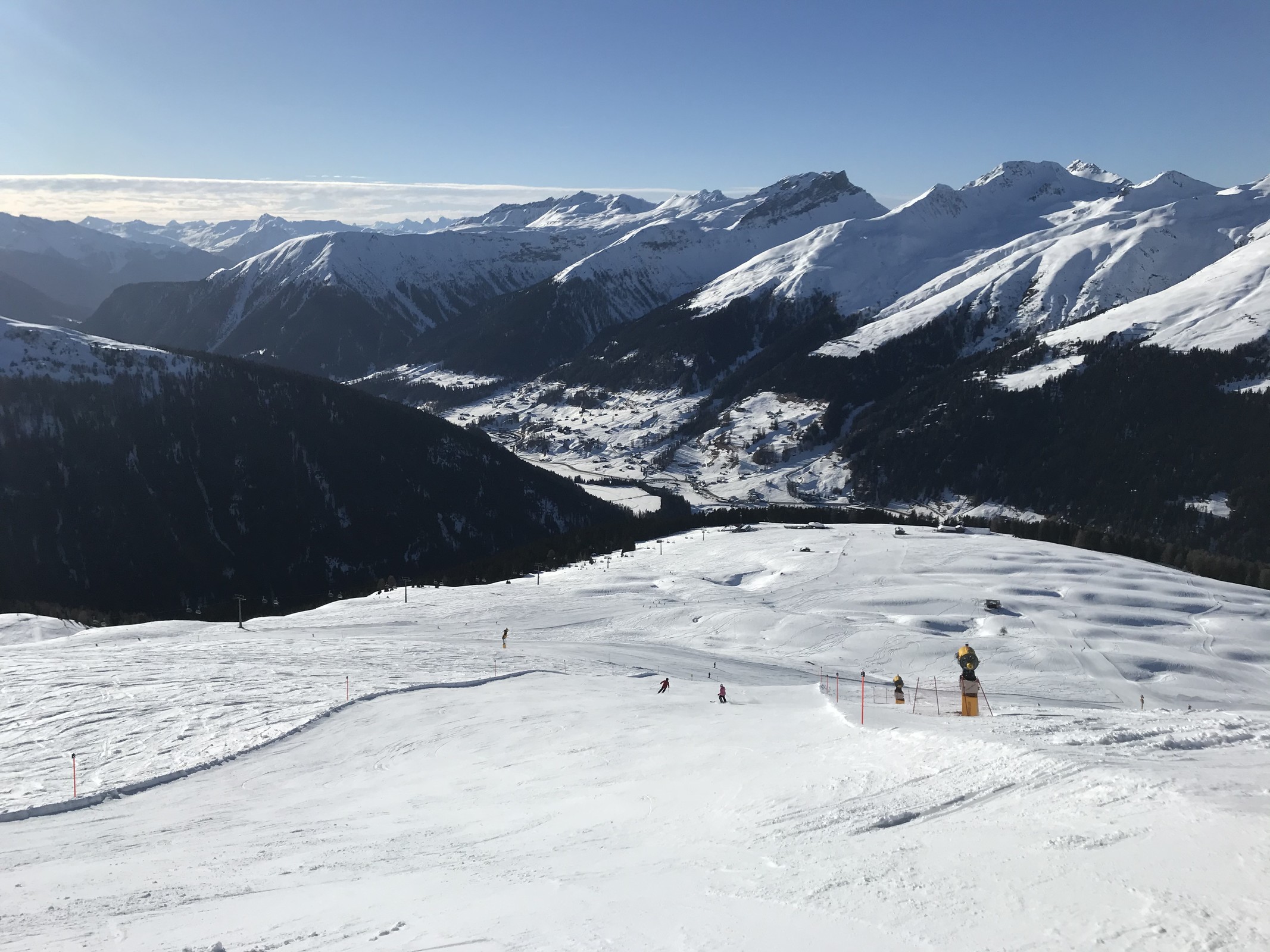 Weiter nach Clavadel