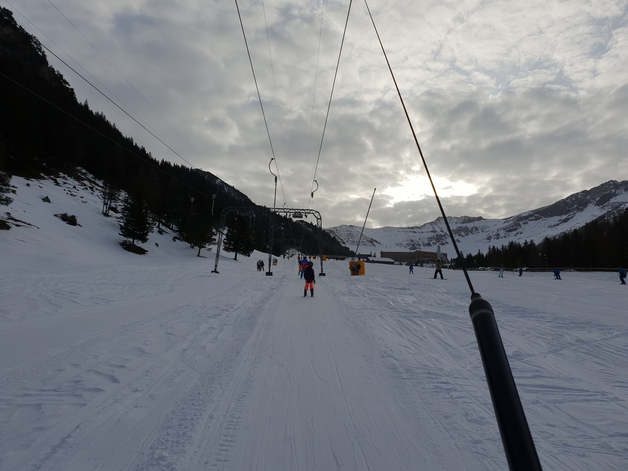 eine Runde Tellerlift und Kurzbügler mussten auch noch sein