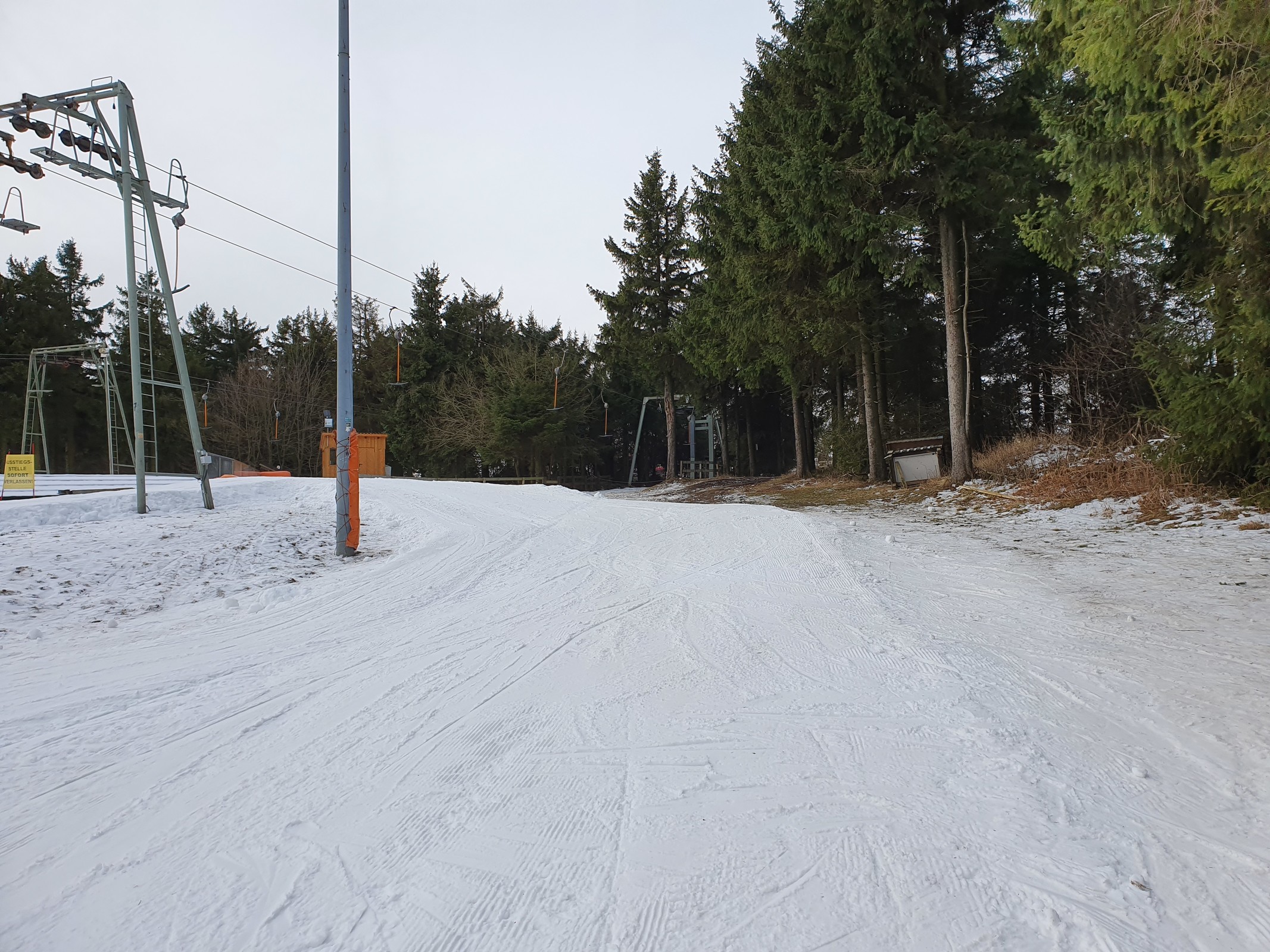 Ausstieg an der Bergstation