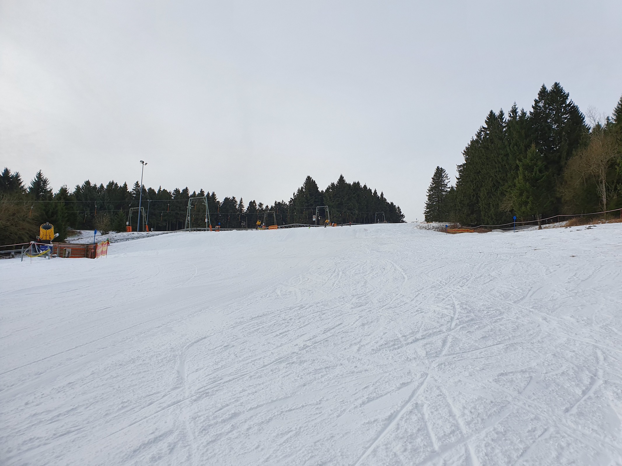 Mittelteil der Abfahrt