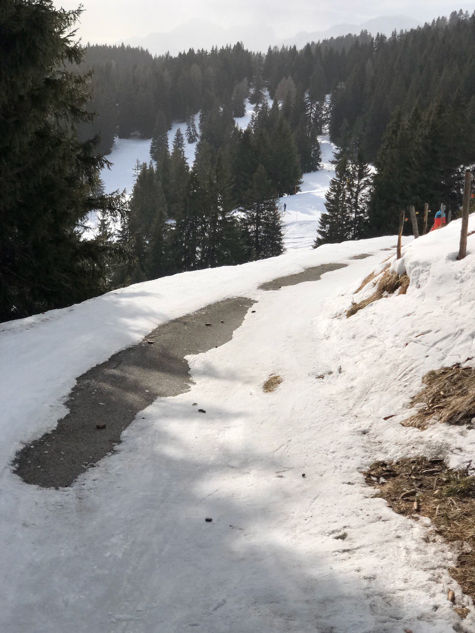 Wer innen wählte, hatte Pech. Sollte man wenigsten mal ein Warnschild stellen.