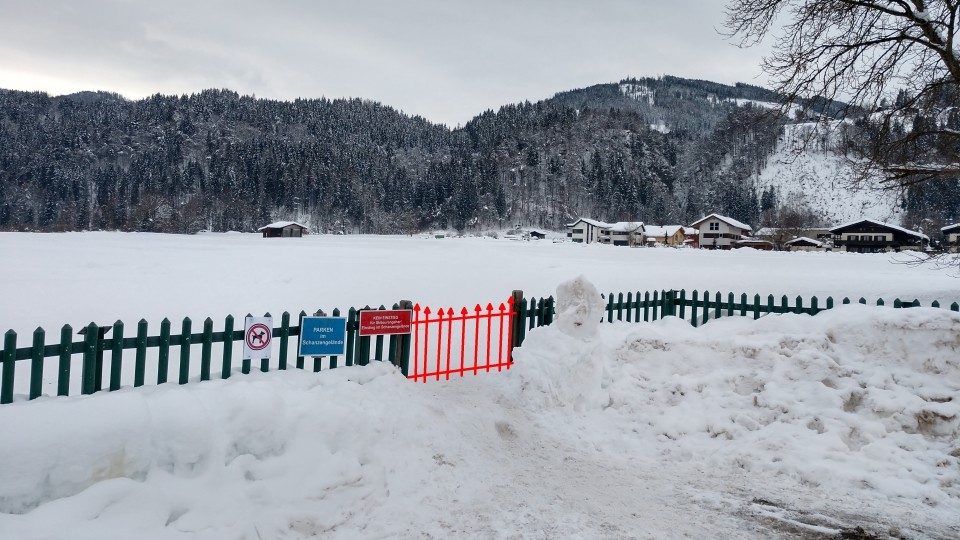 Letztes Jahr ging es noch, leider heuer verrammelt