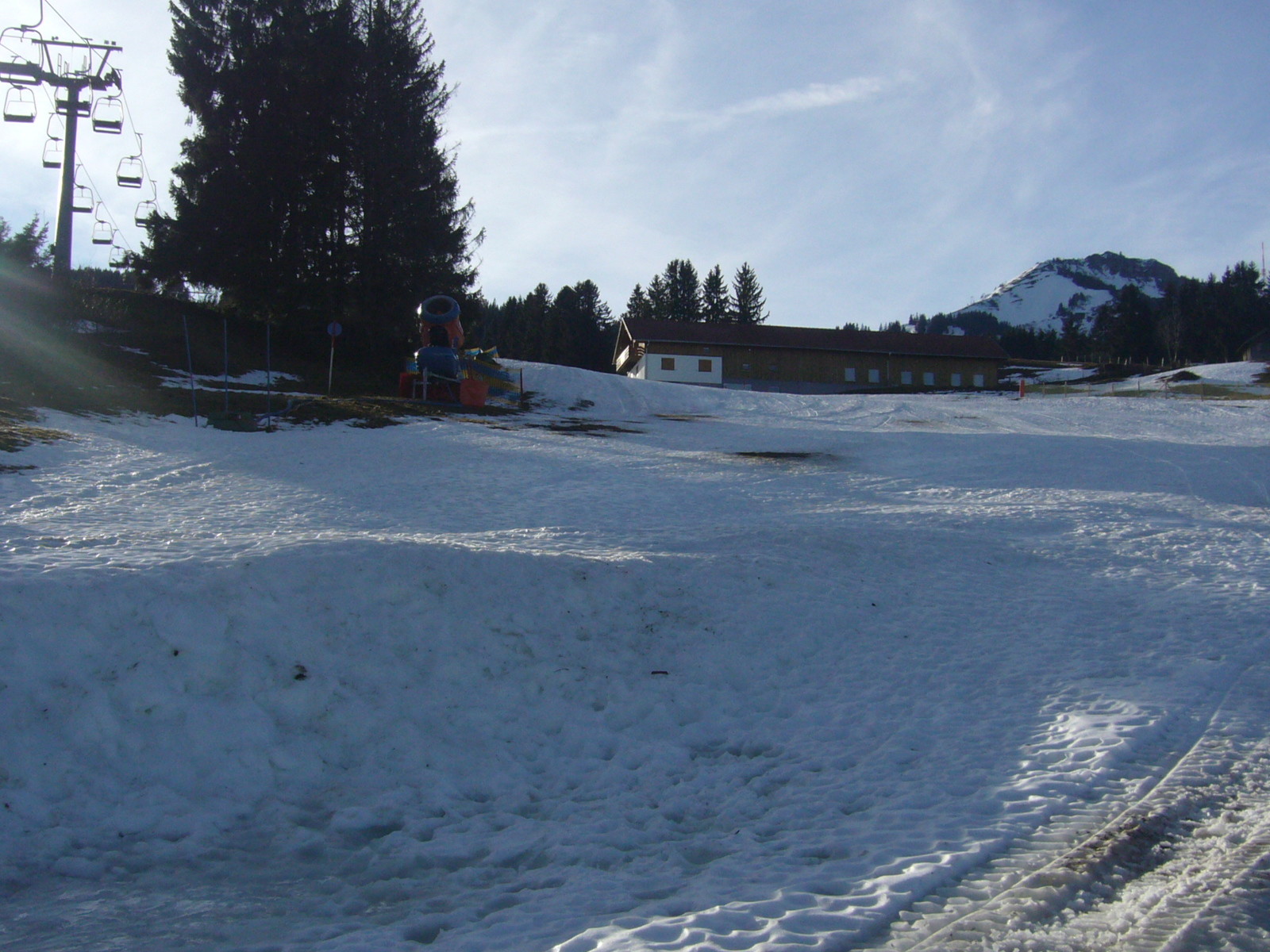 Piste am Zwischeneinstieg