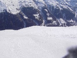 Nochmal die mittlere, rote Piste am Combe Durand.