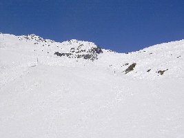 Nochmal die ganz linke, rote Piste am Combe Durand etwas weiter unten.